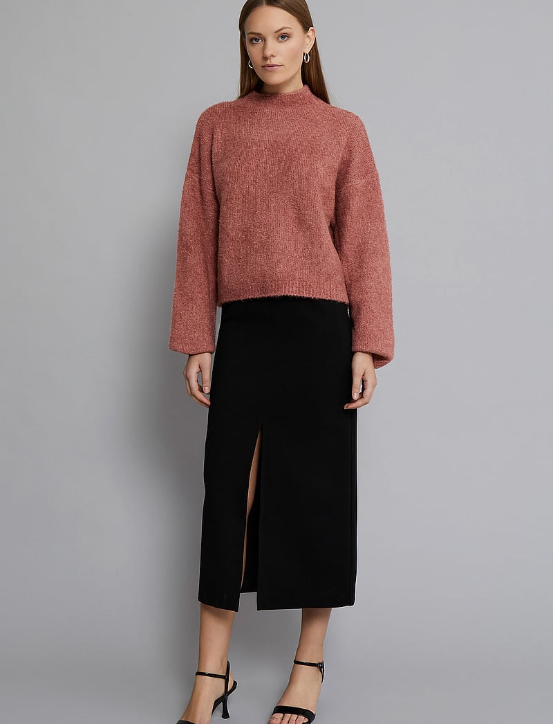 Minus - MSMarcia Midi Skirt - midi kjolar - sort - 0