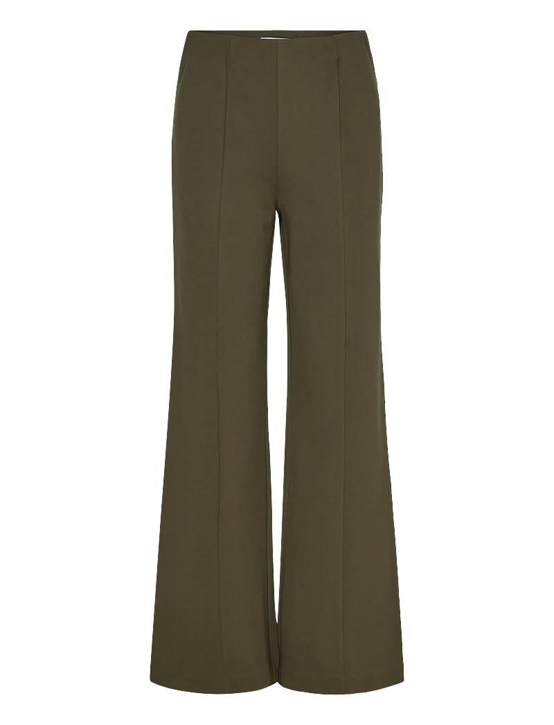Minus - MSMarcia Wide Leg Pant - leveälahkeiset housut - rifle green - 0