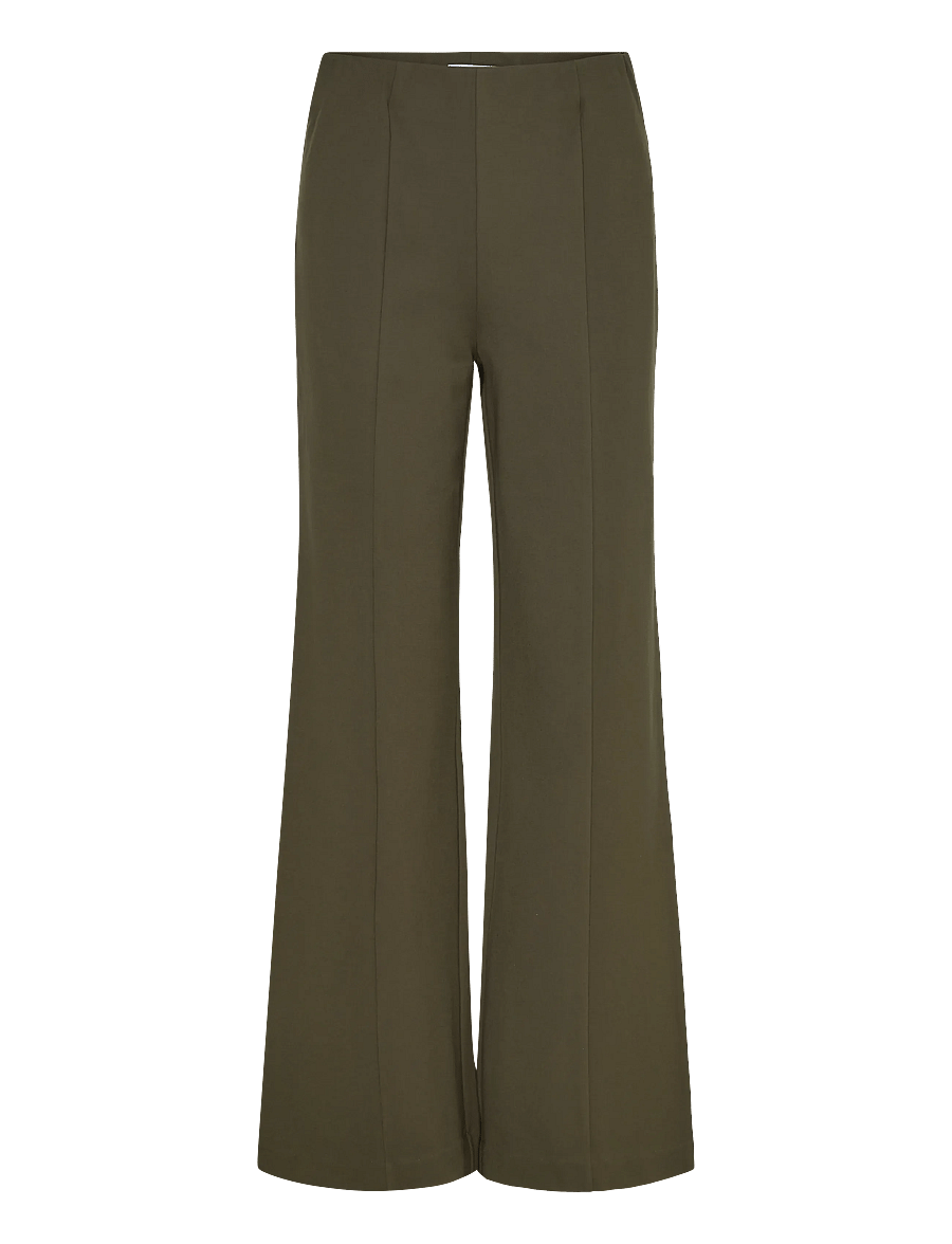 Minus - MSMarcia Wide Leg Pant - vida byxor - rifle green - 0