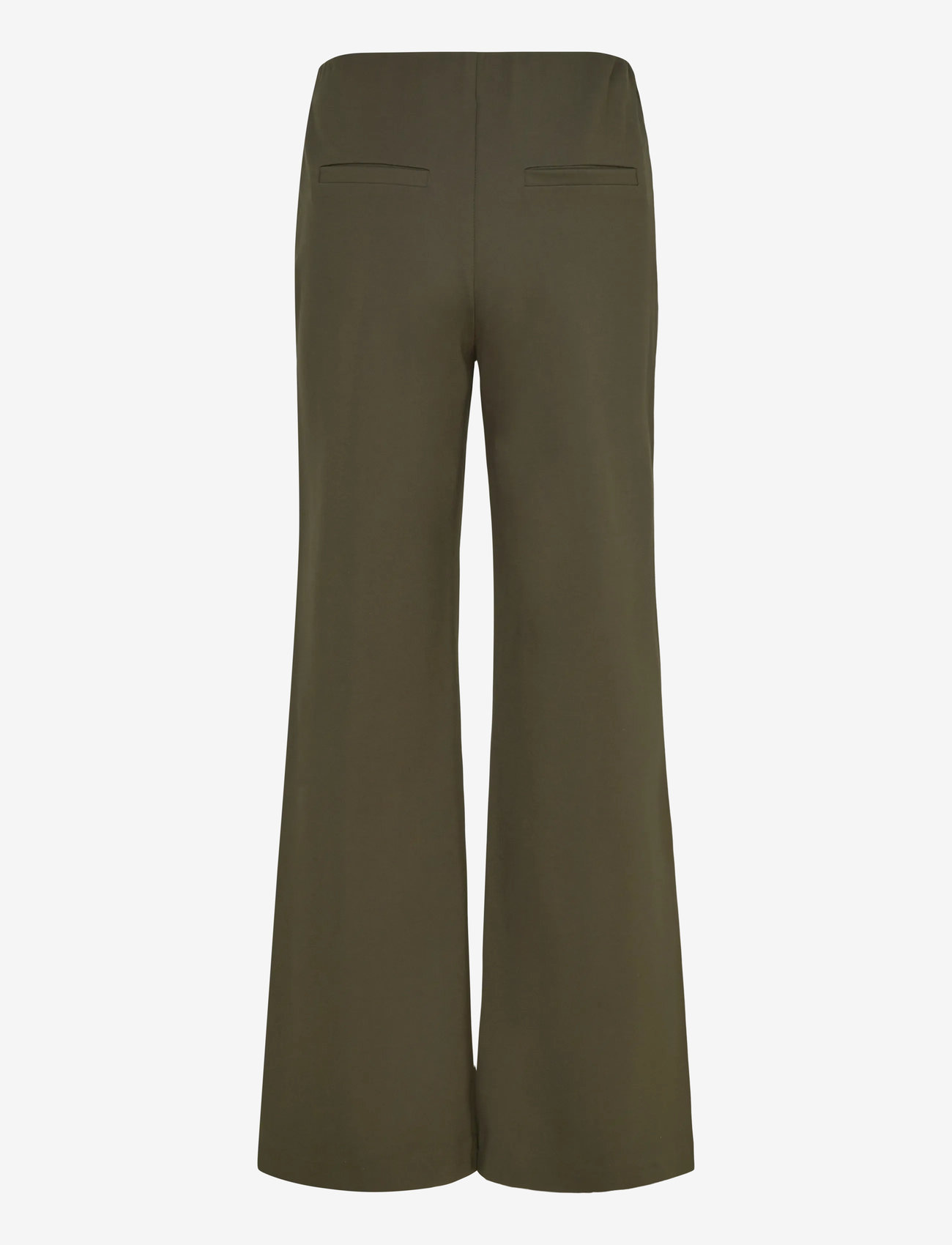 Minus - MSMarcia Wide Leg Pant - bukser med brede ben - rifle green - 1