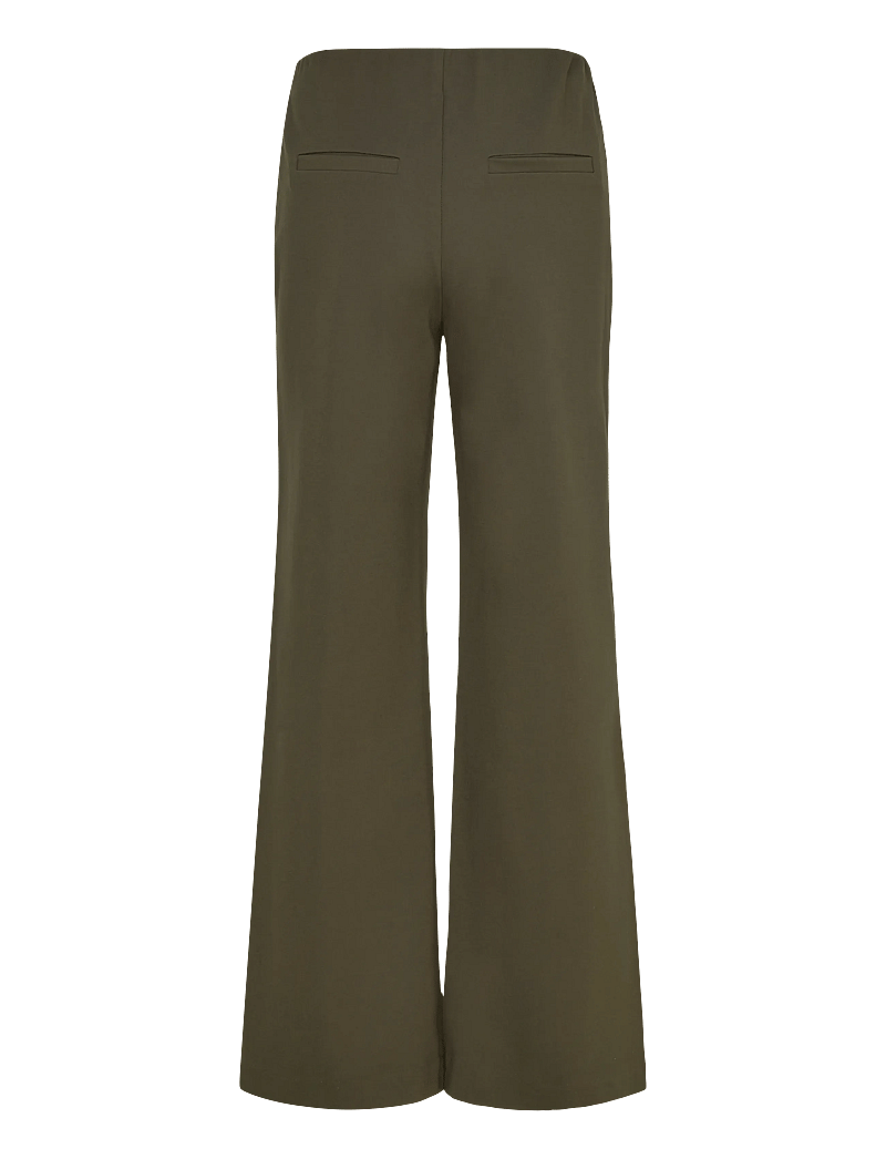 Minus - MSMarcia Wide Leg Pant - leveälahkeiset housut - rifle green - 1