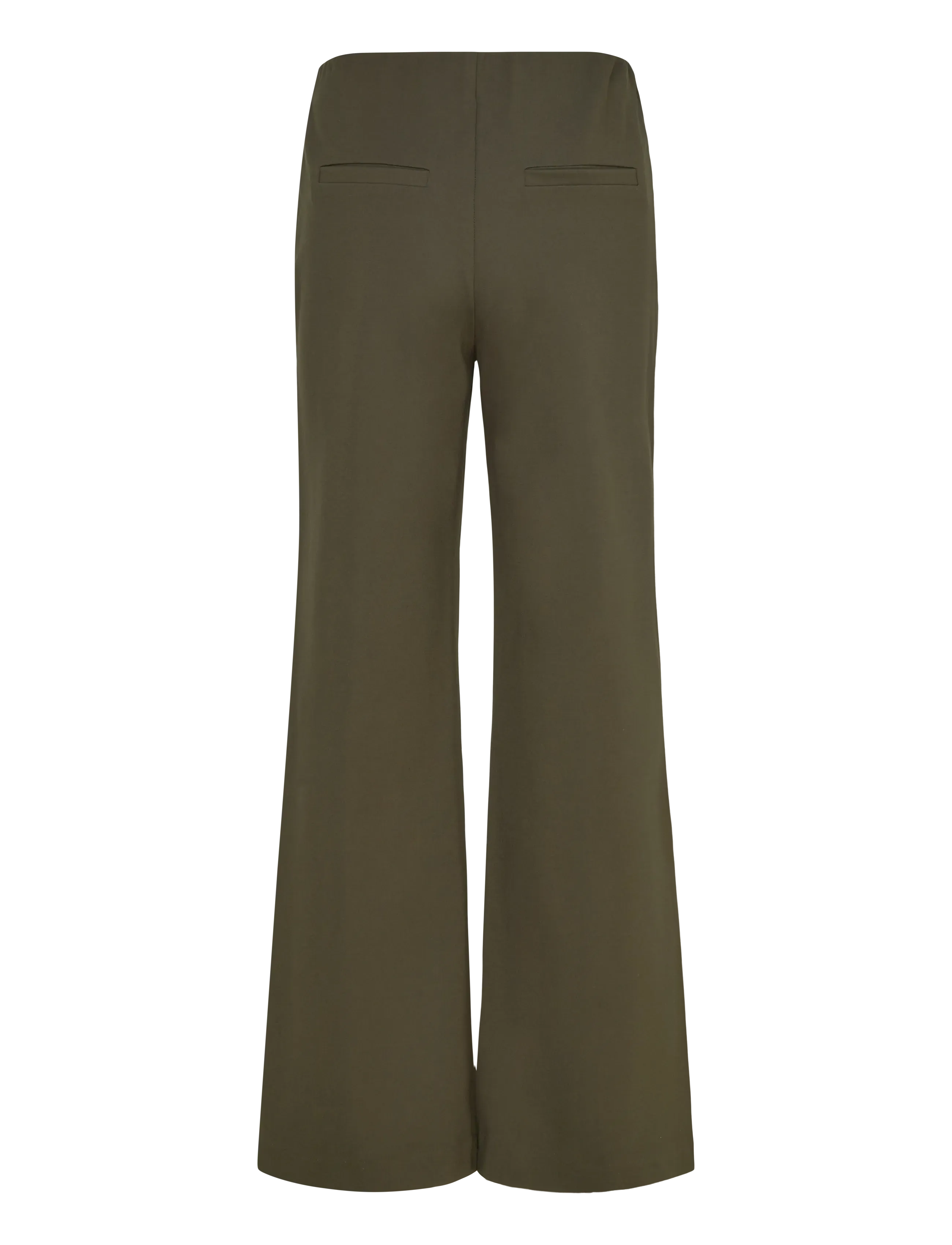 Minus - MSMarcia Wide Leg Pant - vida byxor - rifle green - 1