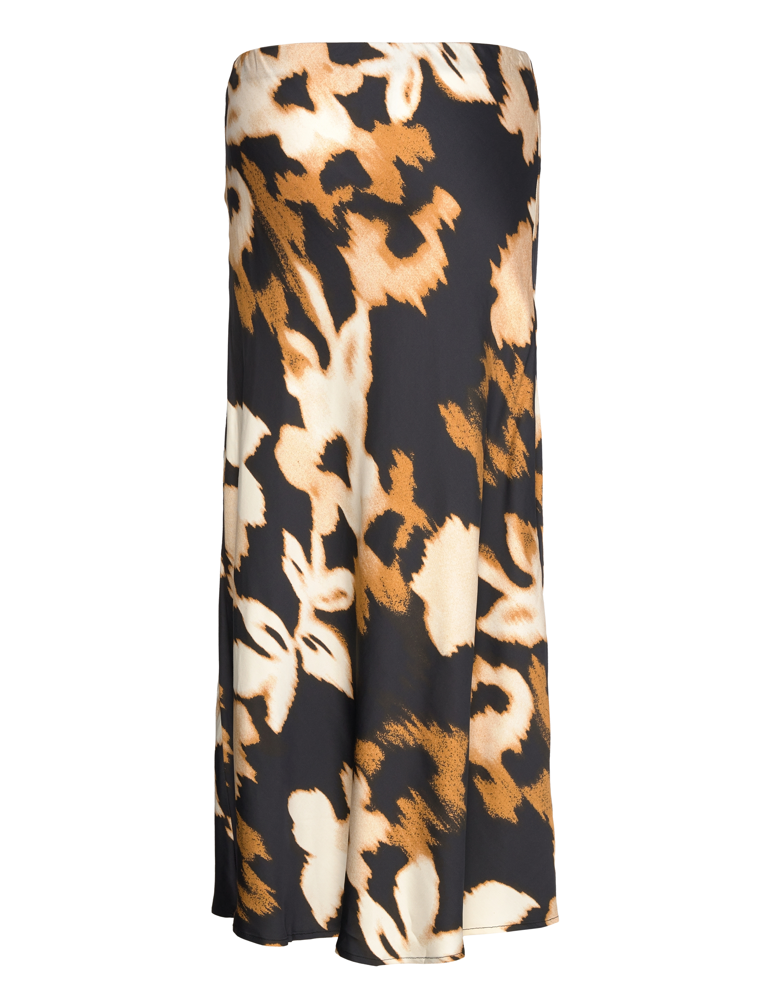 Minus - MSBernia Midi Skirt - midi nederdele - arrowwood yellow print - 1
