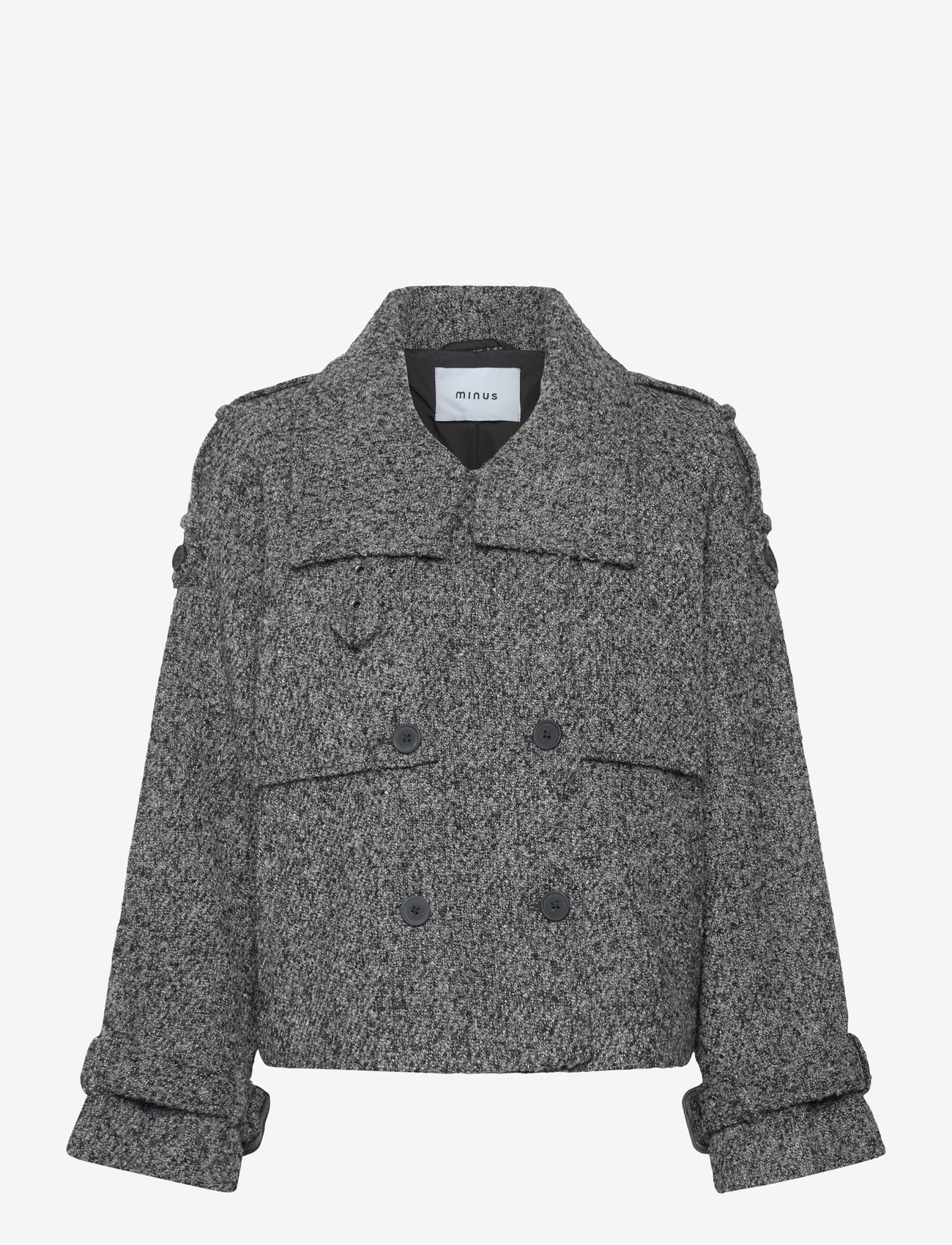 Minus - MSPeggy Trench Jacket - dark grey melange - 2