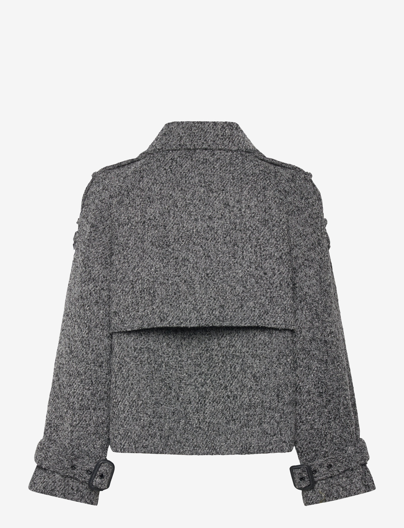 Minus - MSPeggy Trench Jacket - dark grey melange - 3