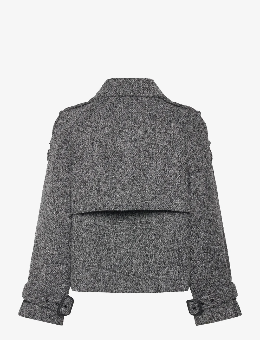 Minus - MSPeggy Trench Jacket - jackor - dark grey melange - 3