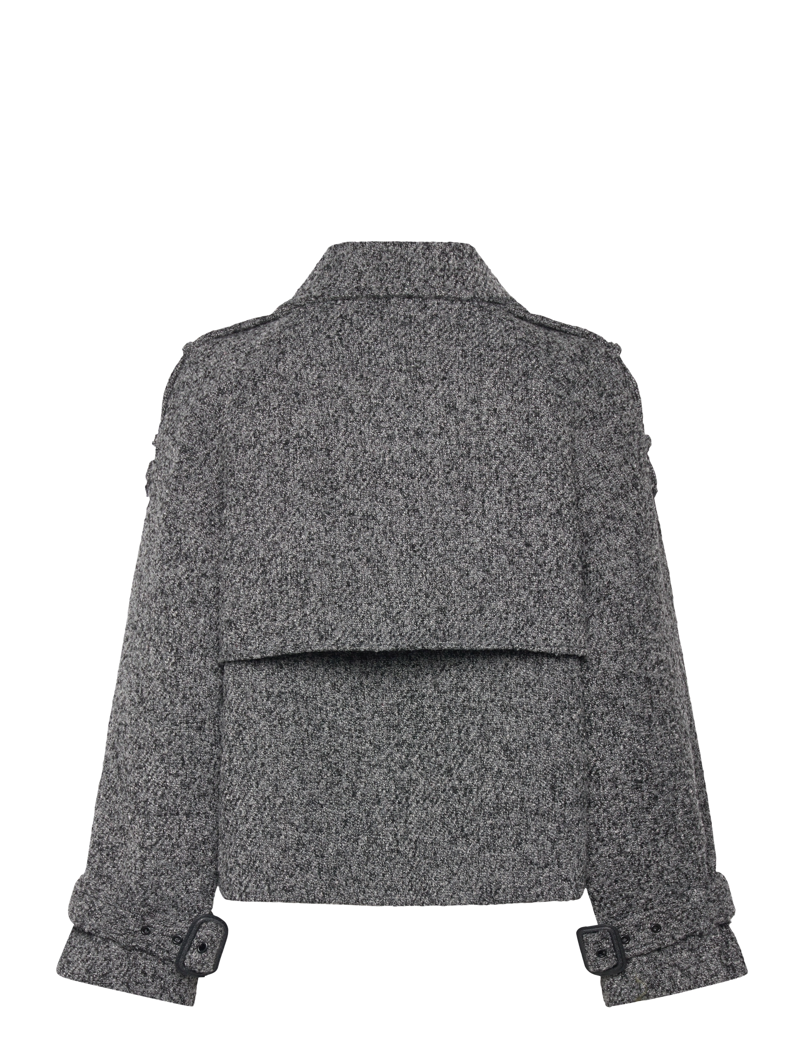 Minus - MSPeggy Trench Jacket - dark grey melange - 3