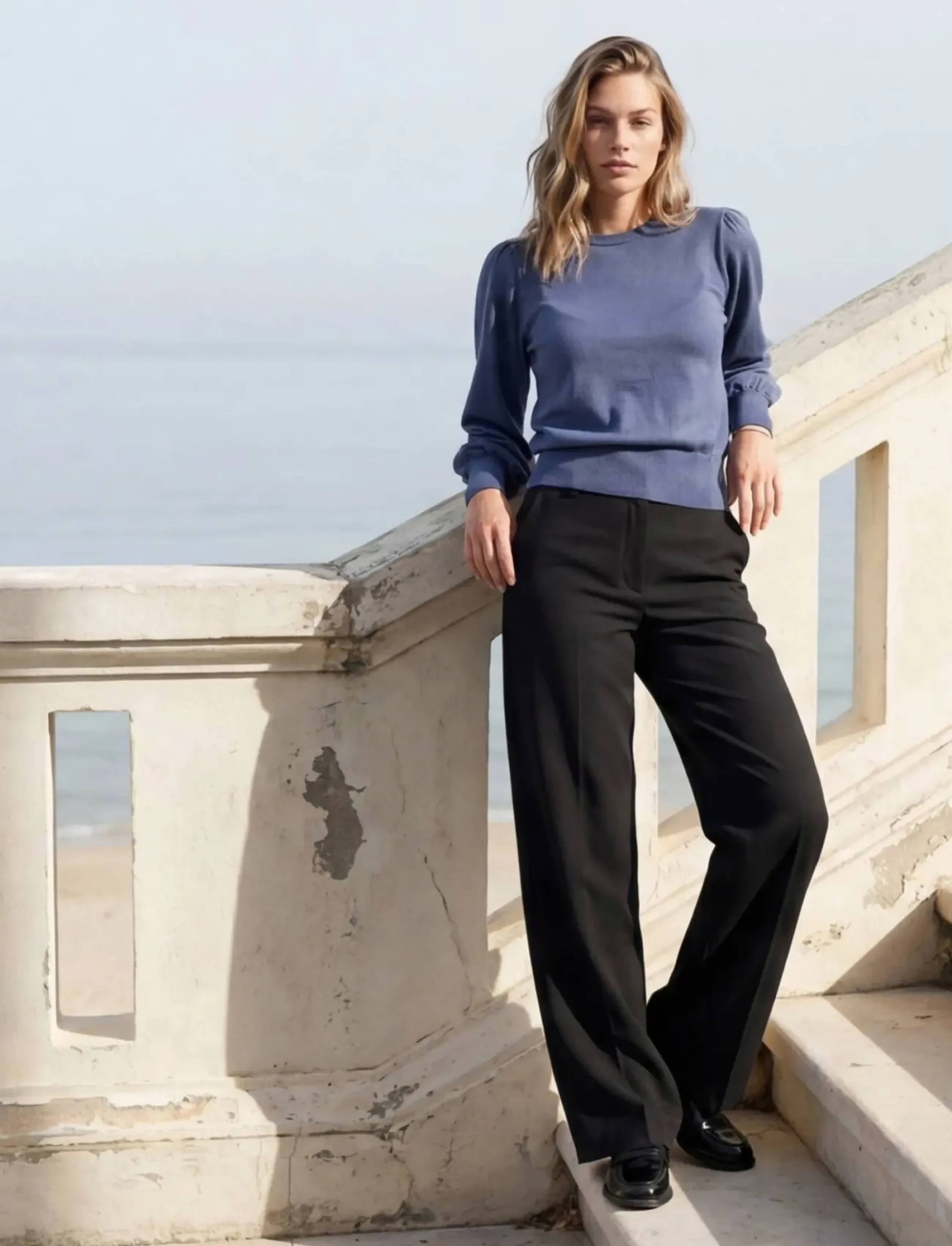 Minus MSLiva Long Sleeve Pullover - Naistele - NIGHTSHADOW / purple