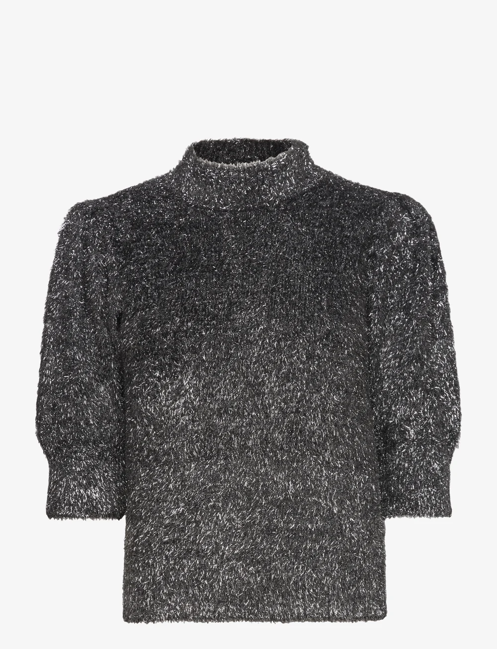 Minus - MSBritney Knit T-shirt - stickade tröjor - silver - 0