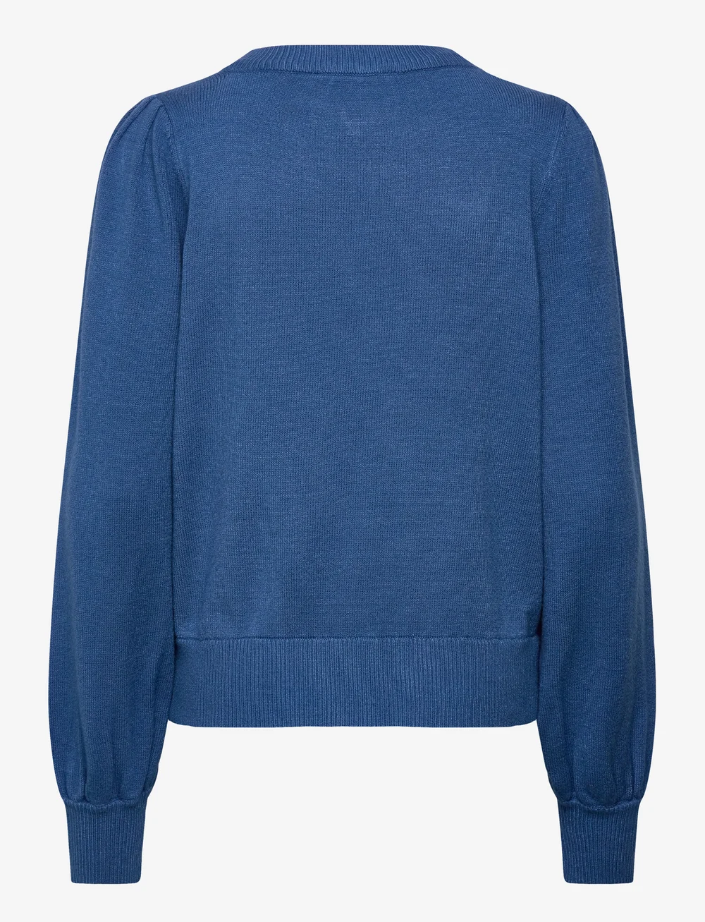 Minus - MSJudy Round Neck Pullover - stickade tröjor - blue riverside - 1