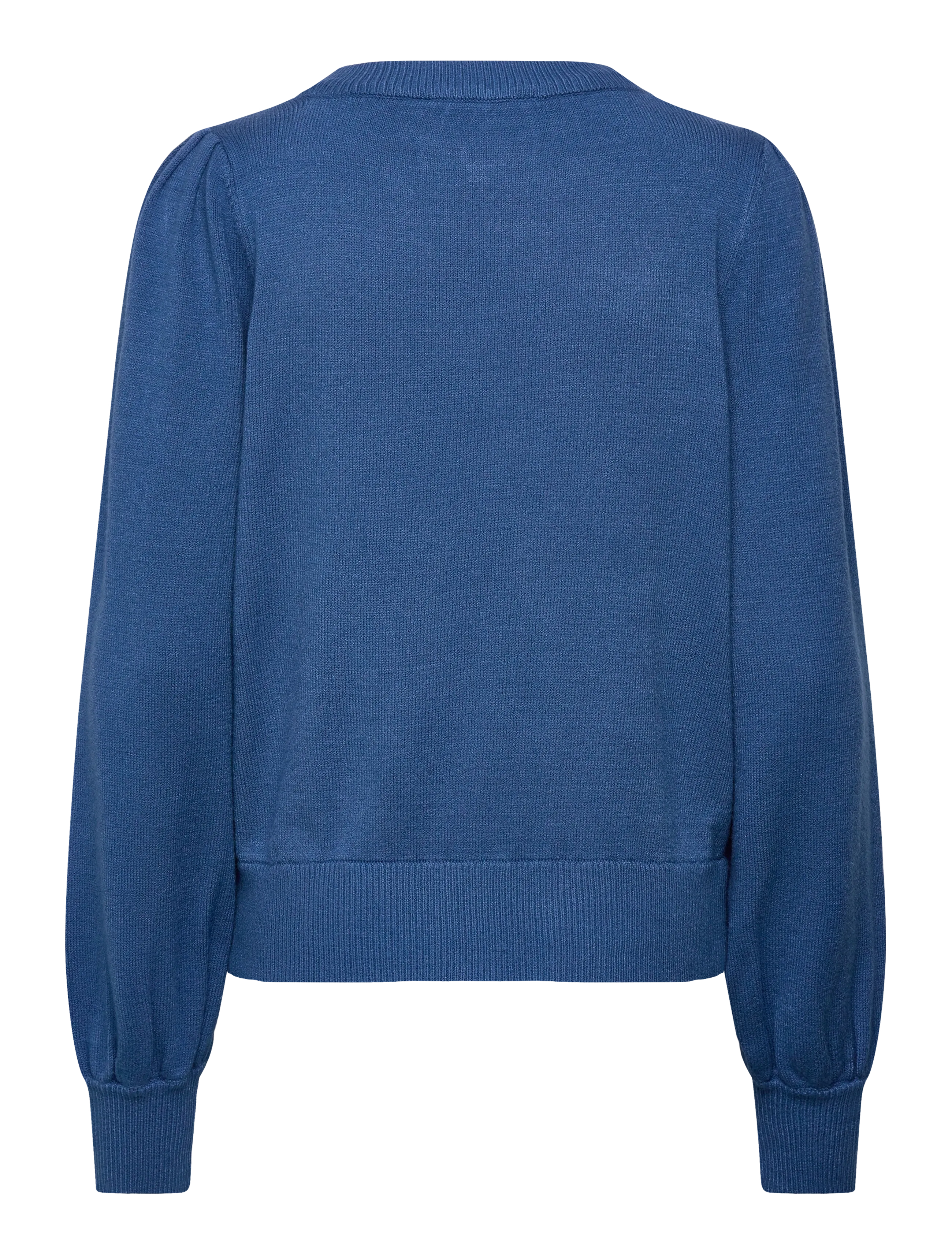 Minus - MSJudy Round Neck Pullover - trøjer - blue riverside - 1