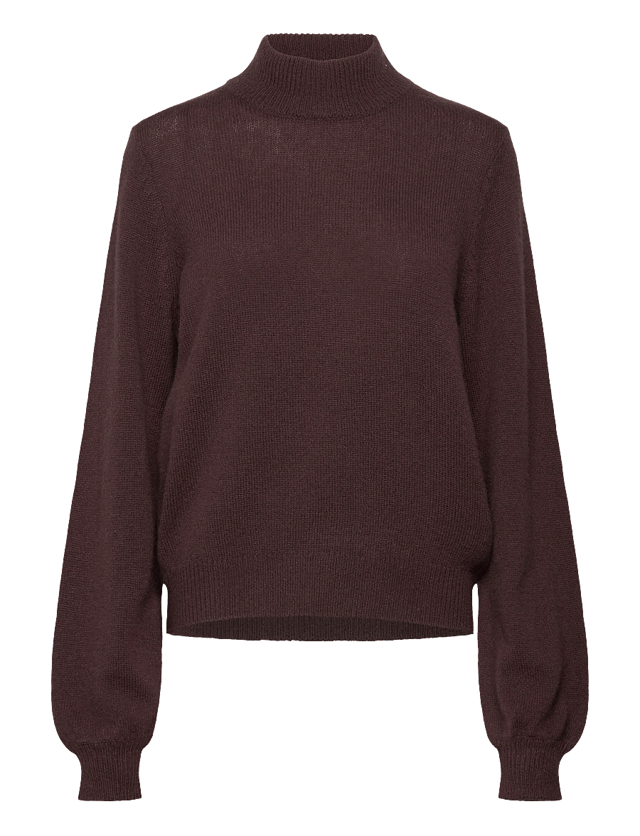 Minus - MSErika Knit Pullover - polotröjor - carafe - 0