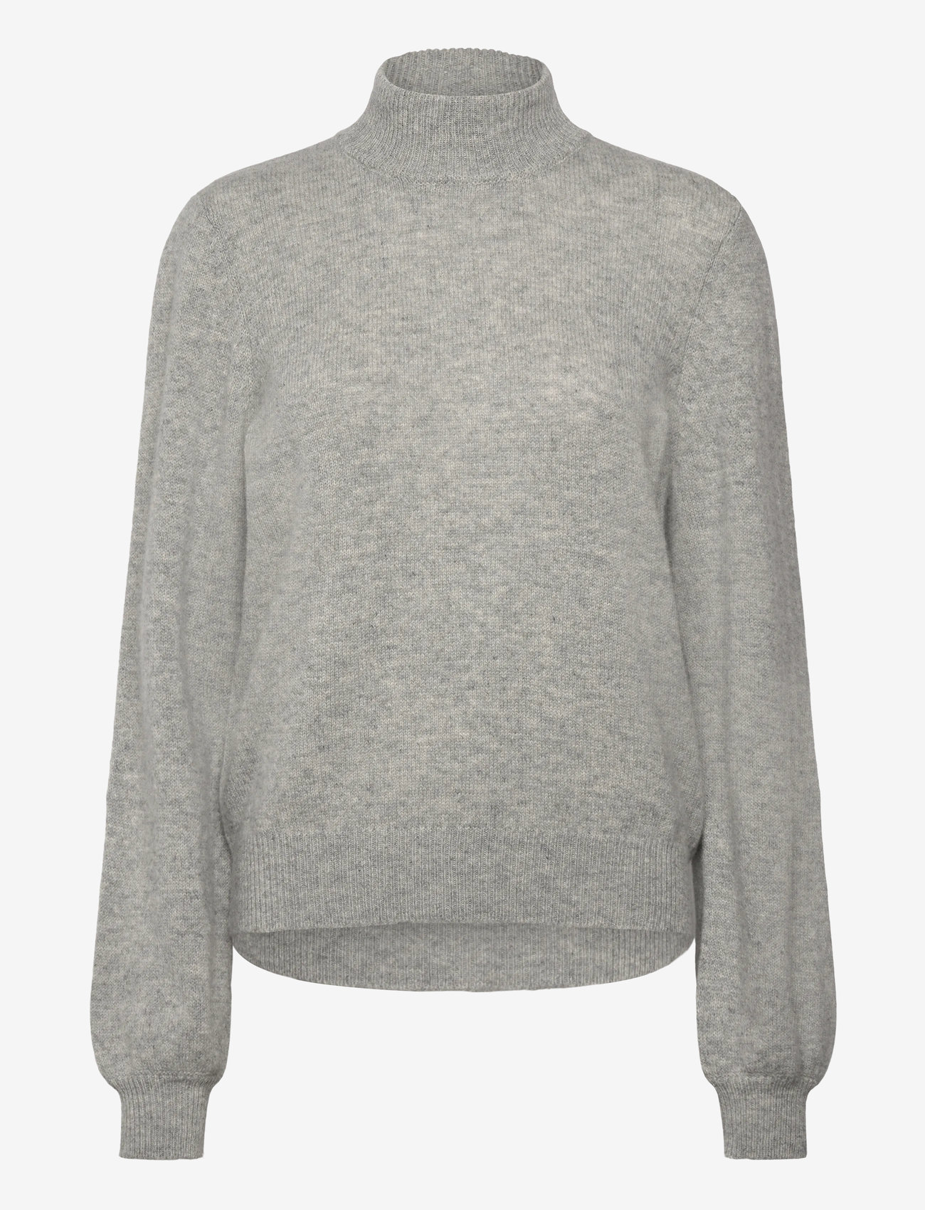 Minus - MSErika Knit Pullover - efterårstøj - light grey melange - 0