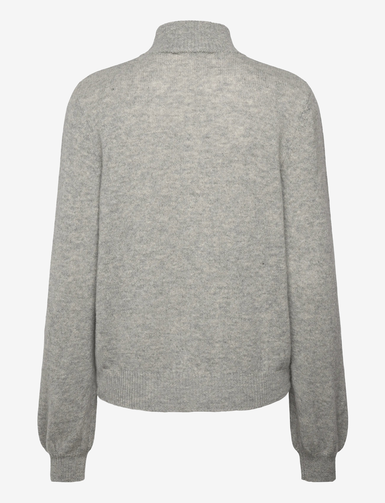 Minus - MSErika Knit Pullover - efterårstøj - light grey melange - 1