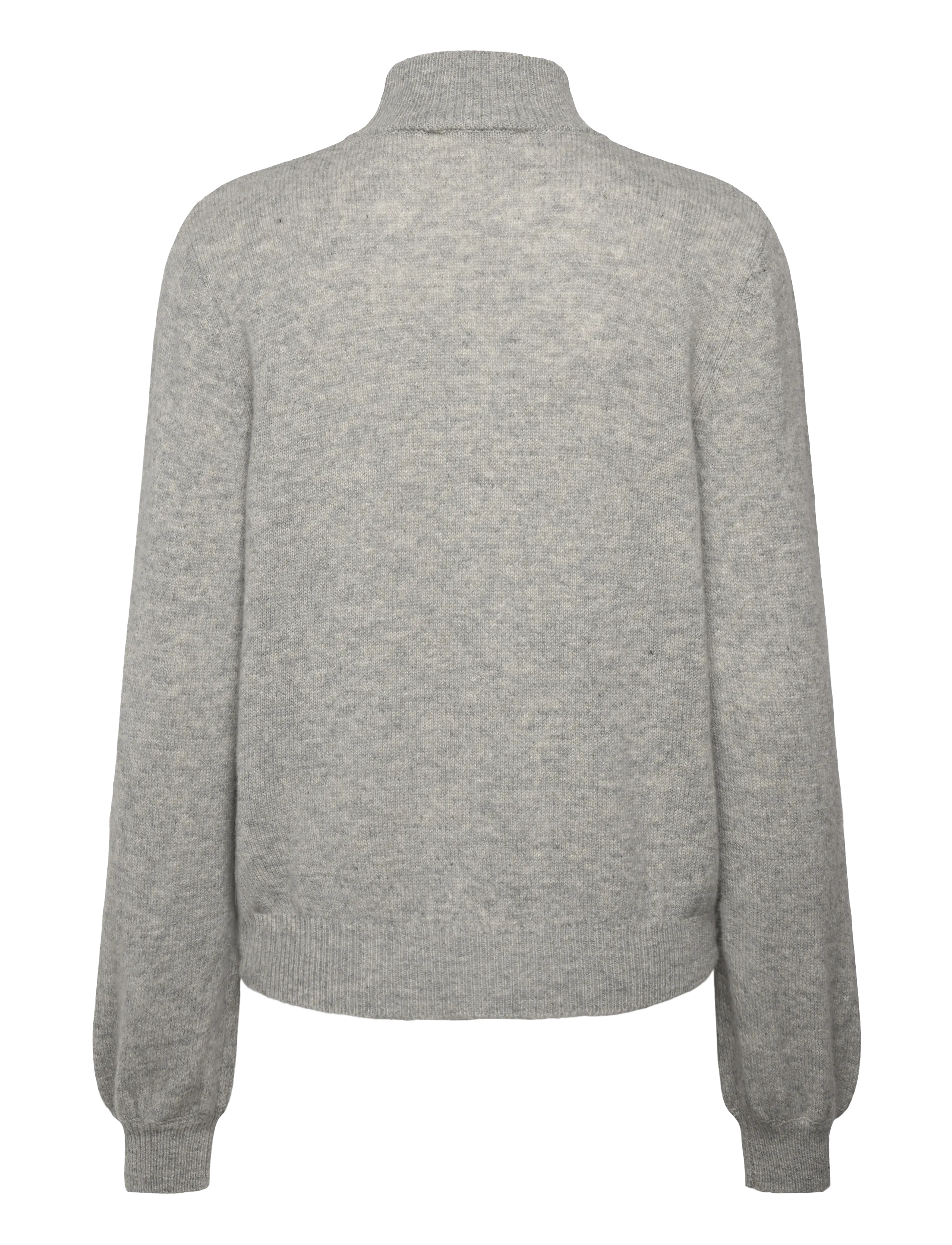 Minus - MSErika Knit Pullover - poolopaidat - light grey melange - 1