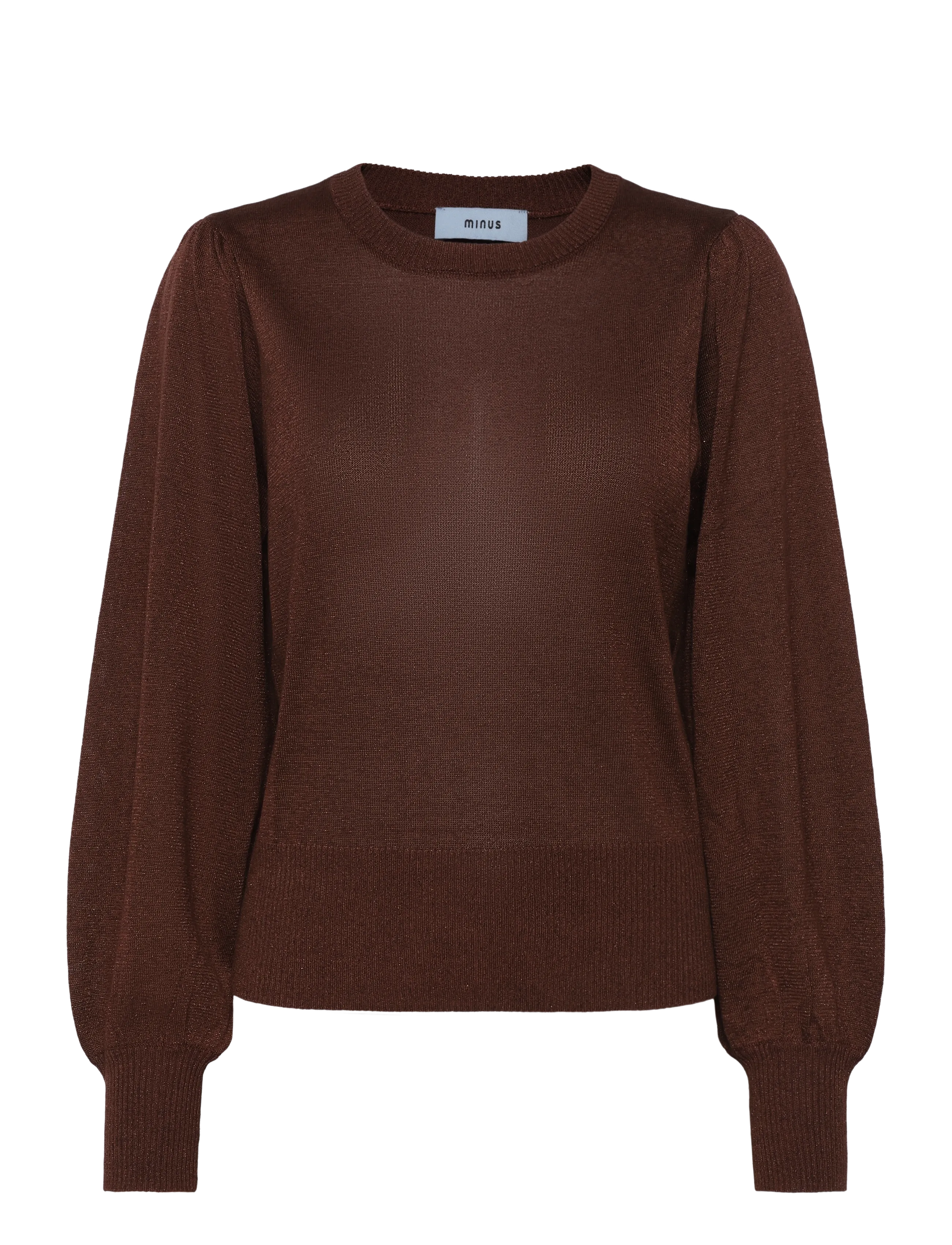 Minus MSLiva Metallic Long Sleeve Pullove - Kudumid - TIRAMISU METALLIC / brown