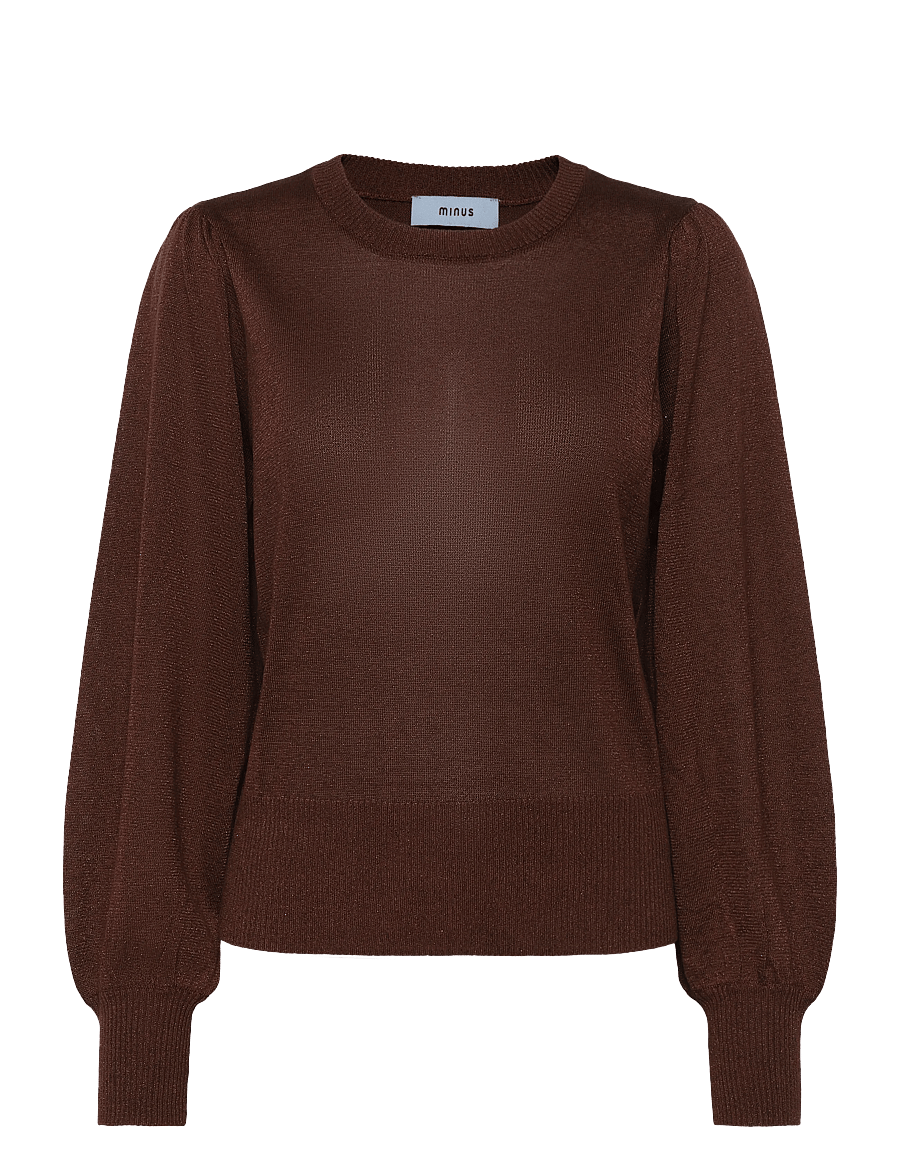 Minus - MSLiva Metallic Long Sleeve Pullove - pullover - tiramisu metallic - 1