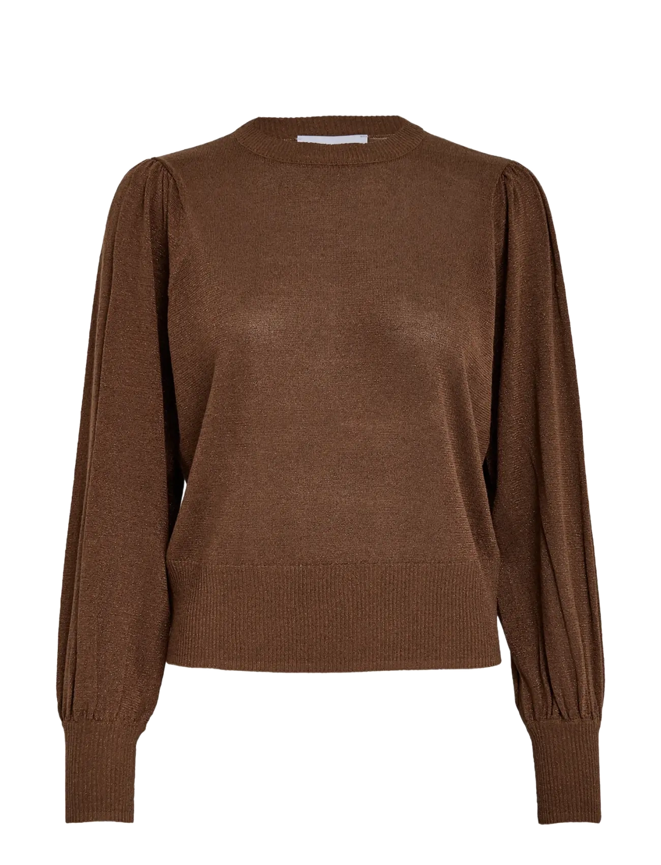 Minus MSLiva Metallic Long Sleeve Pullove - Kleidung - TIRAMISU METALLIC / brown