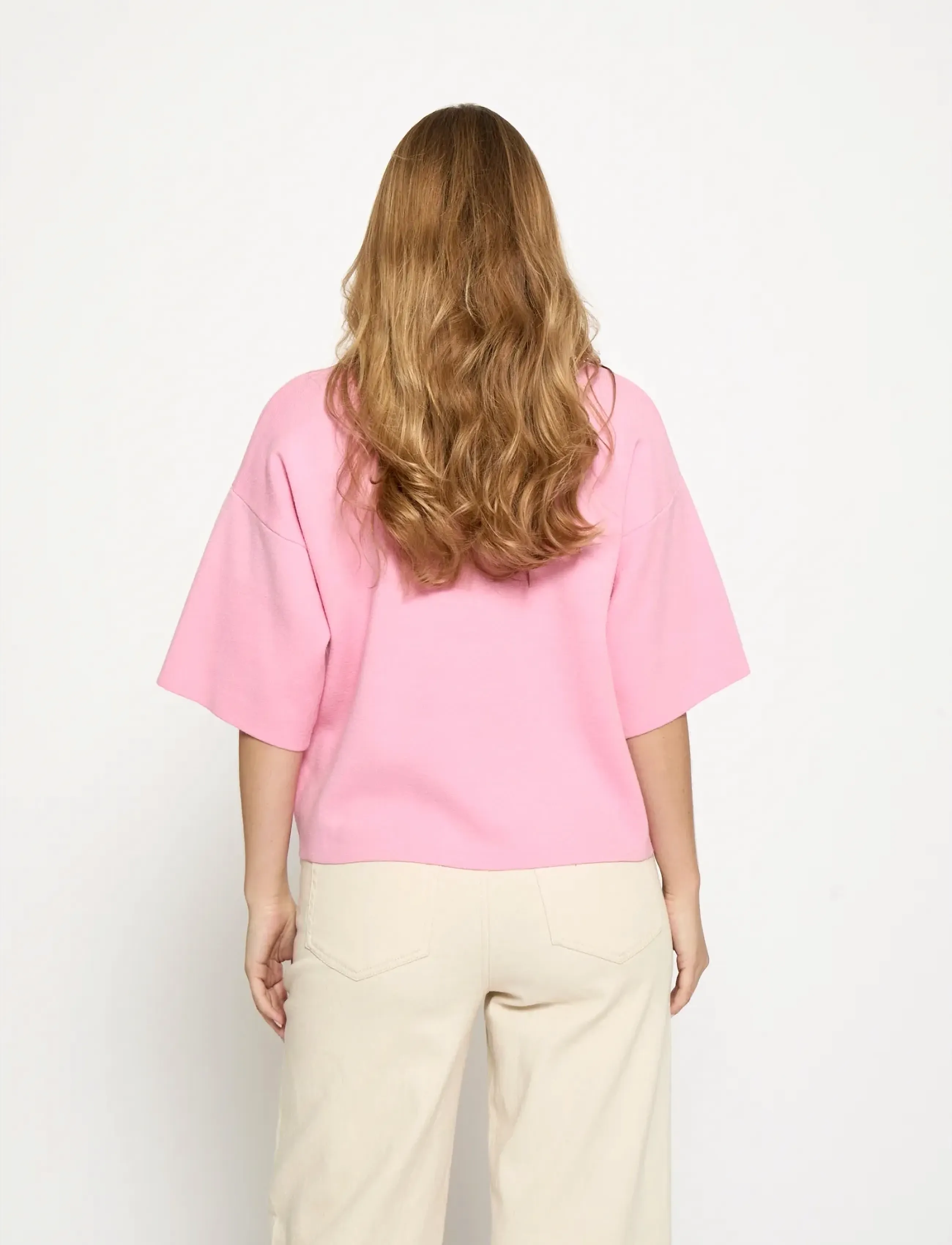Minus - MSLupi Knit T-Shirt - t-shirts - prism pink - 3
