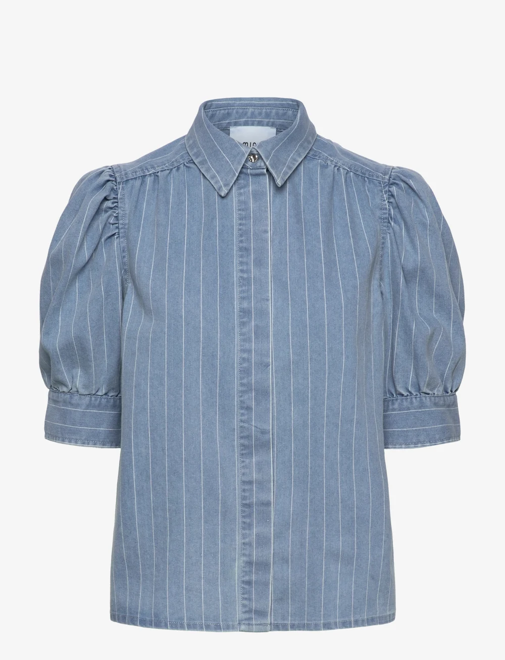 Minus - MSPria Short Sleeve Shirt - kortärmade skjortor - lyseblÅ - 0