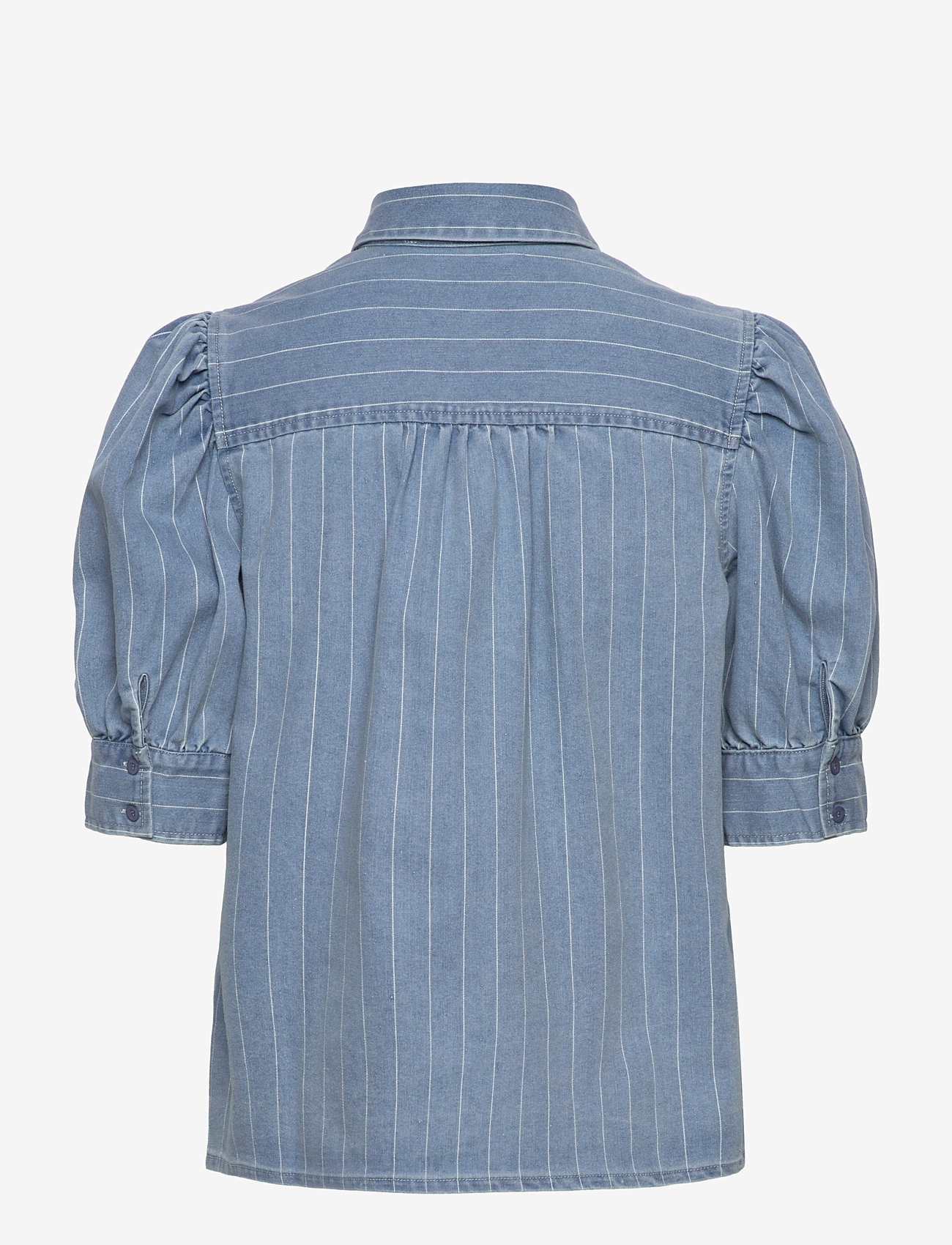 Minus - MSPria Short Sleeve Shirt - short-sleeved shirts - lyseblÅ - 1