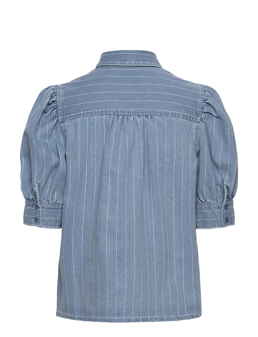 Minus - MSPria Short Sleeve Shirt - kurzärmlige hemden - lyseblÅ - 1