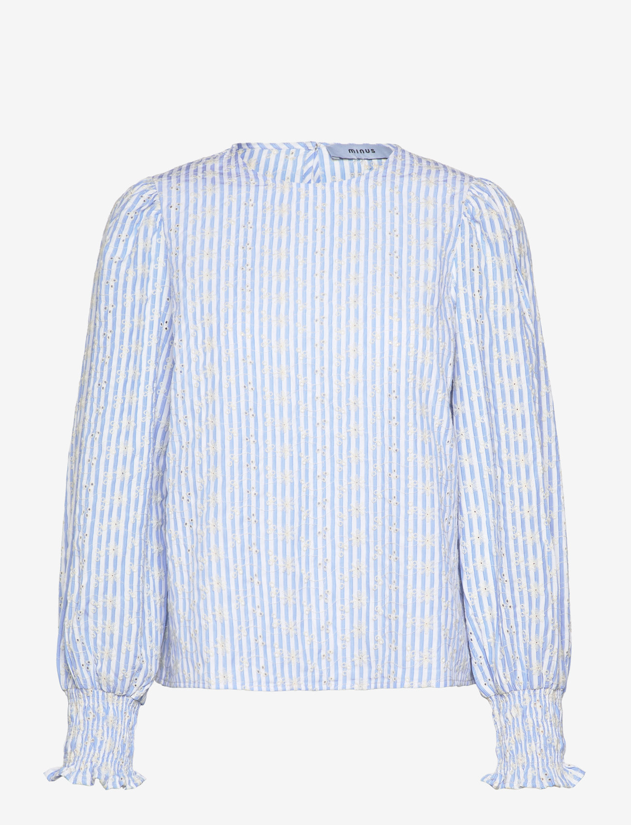 Minus - MSBessima Blouse - långärmade blusar - baltic sea - 0