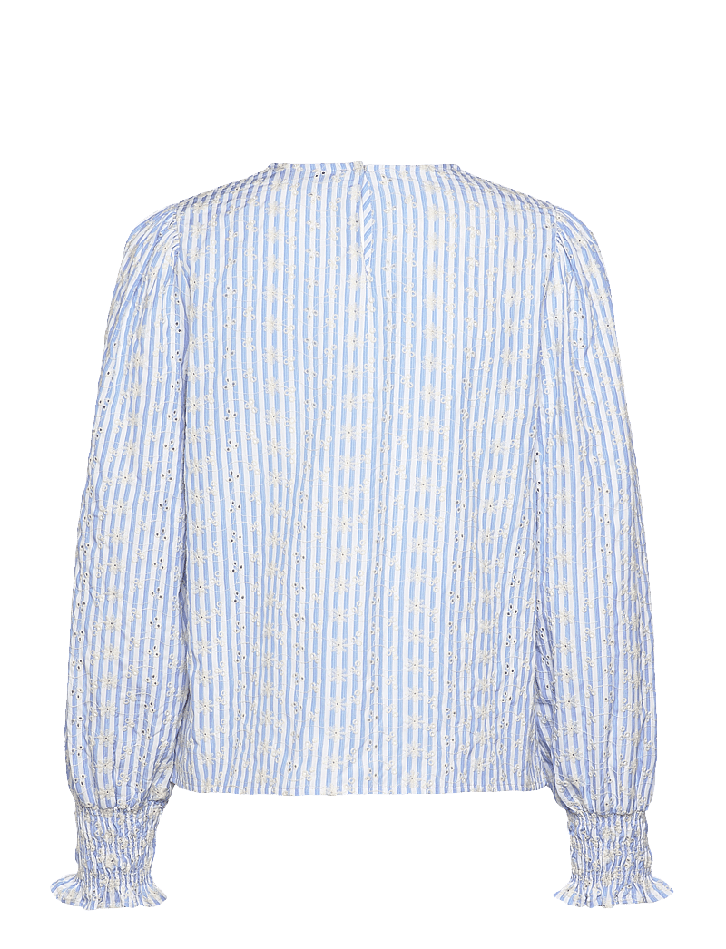 Minus - MSBessima Blouse - langärmlige blusen - baltic sea - 1