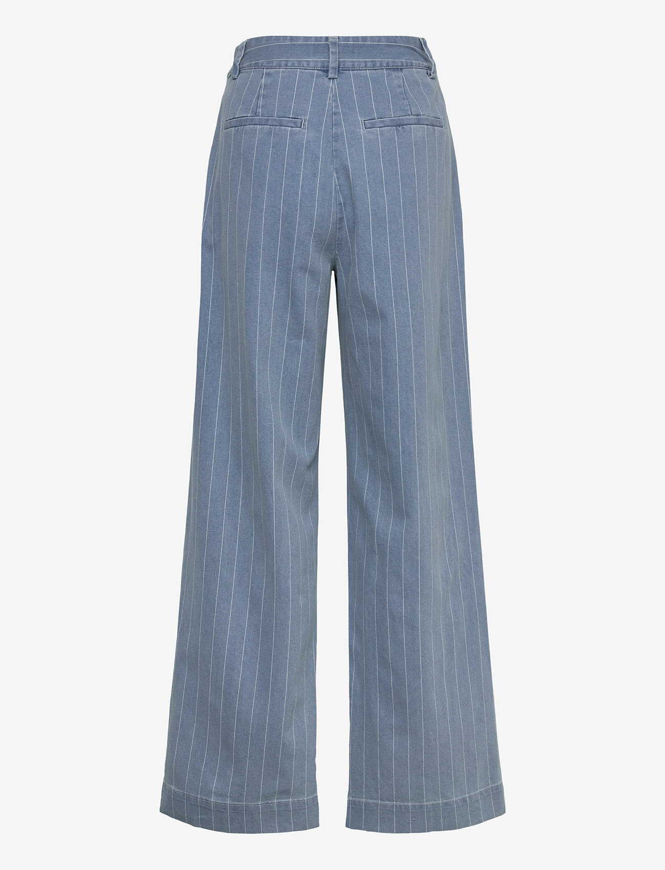 Minus - MSPria High Waist Pant - wide leg trousers - lyseblÅ - 1