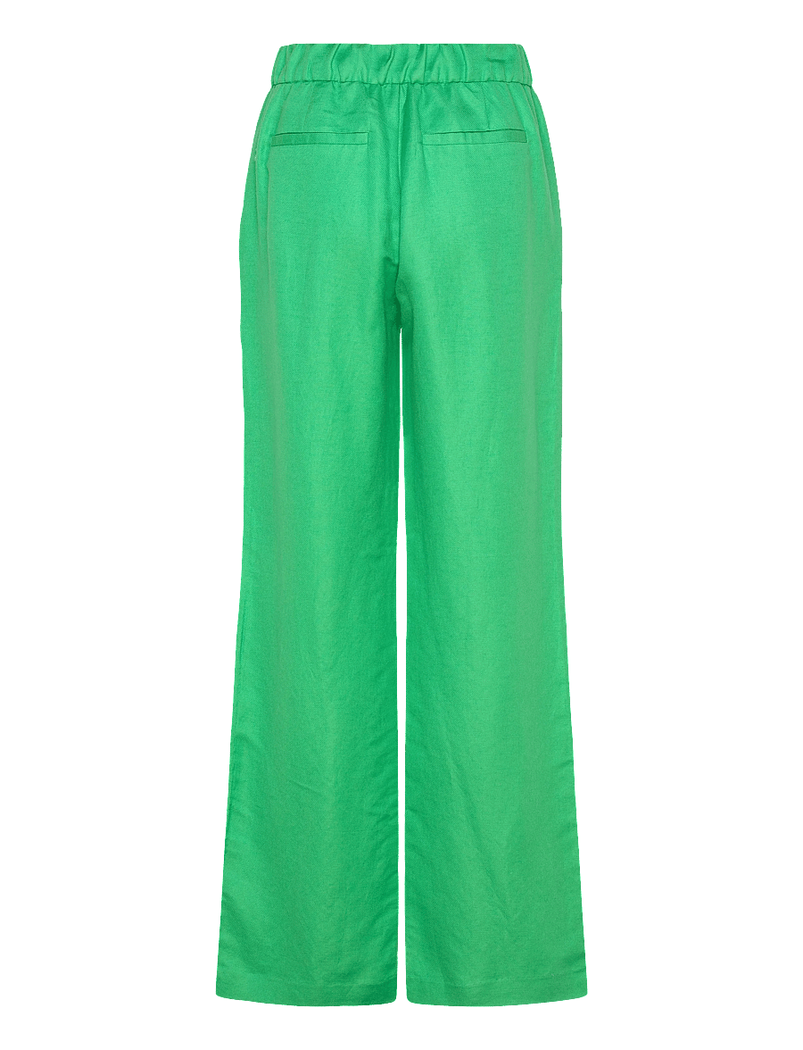 Minus - MSSabbi Linen Pant - linnebyxor - greenbriar - 2