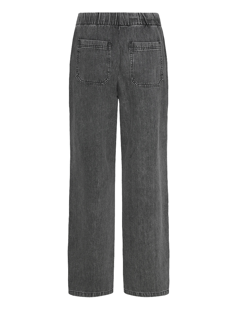 Minus - MSBora Mid Waist Pant - raka jeans - black denim - 1