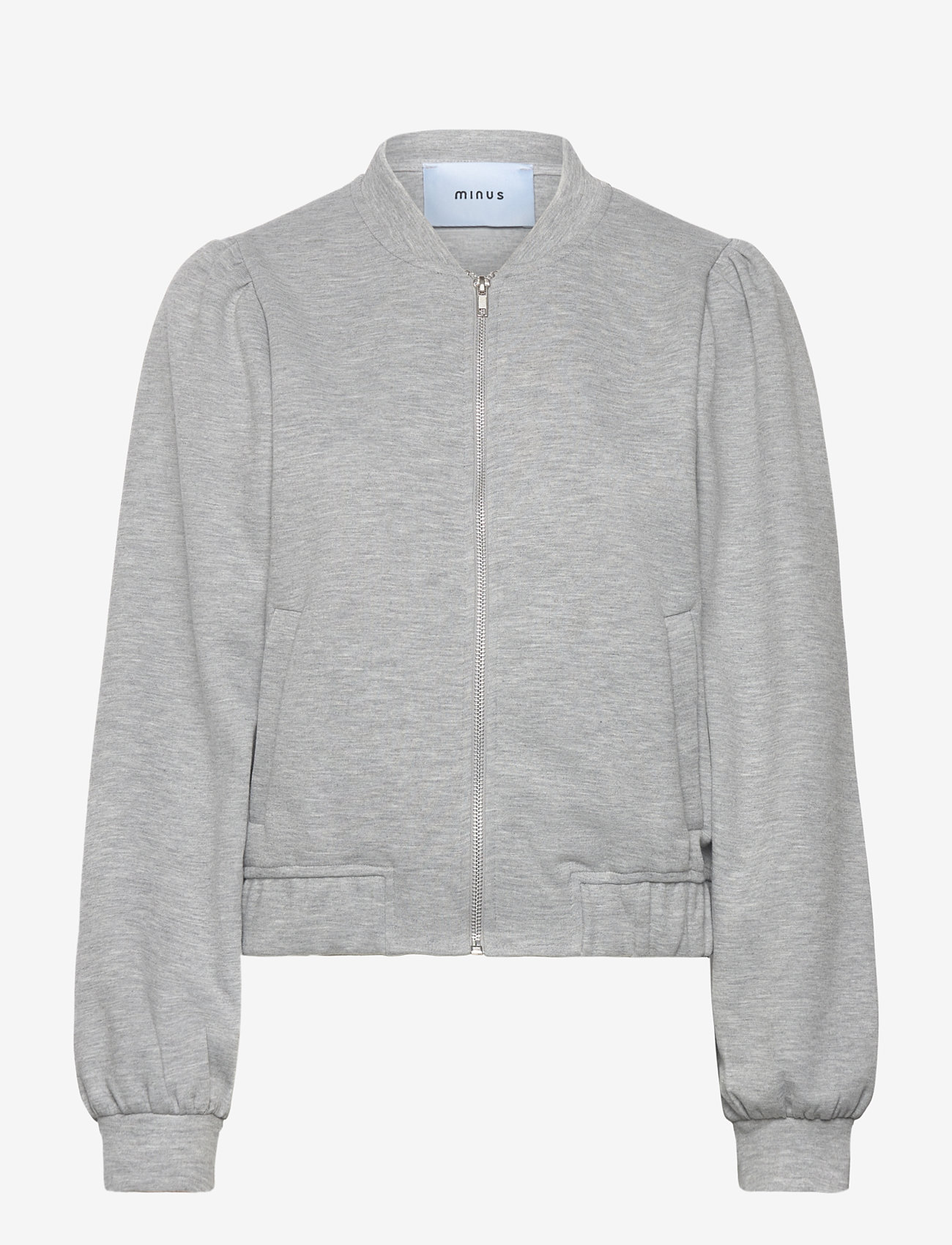 Minus - MSBesina Short Jacket - frühlingsjacken - light grey melange - 0