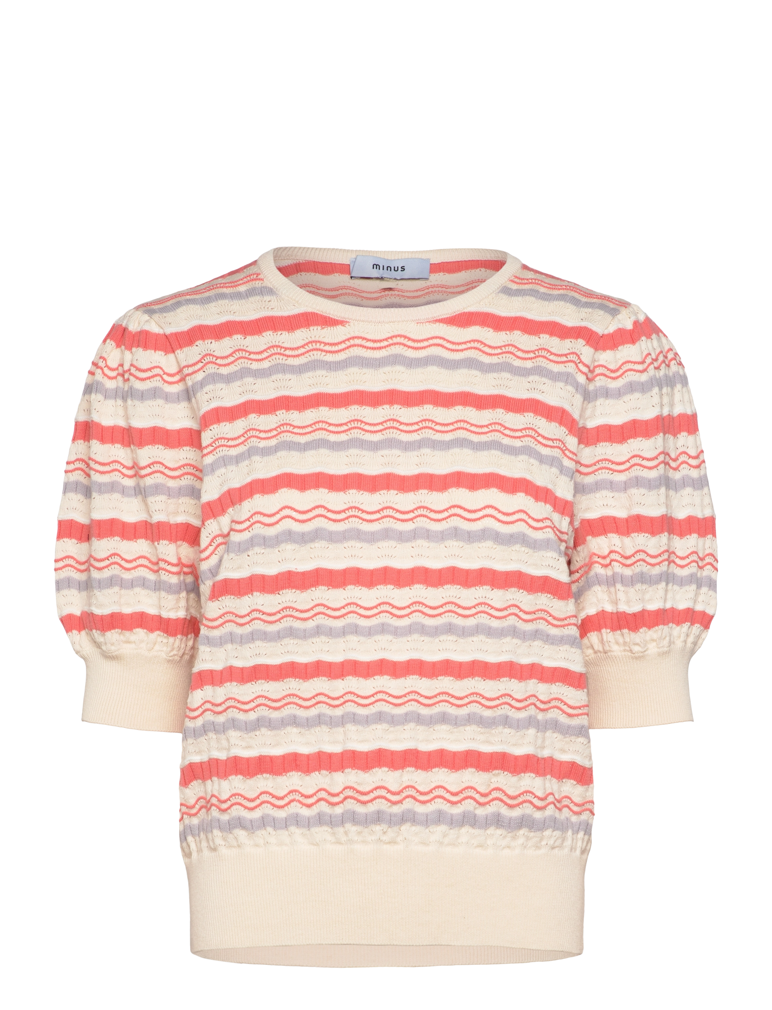 Minus MSEvira Knit T-Shirt - Tøj - DUBARRY / coral
