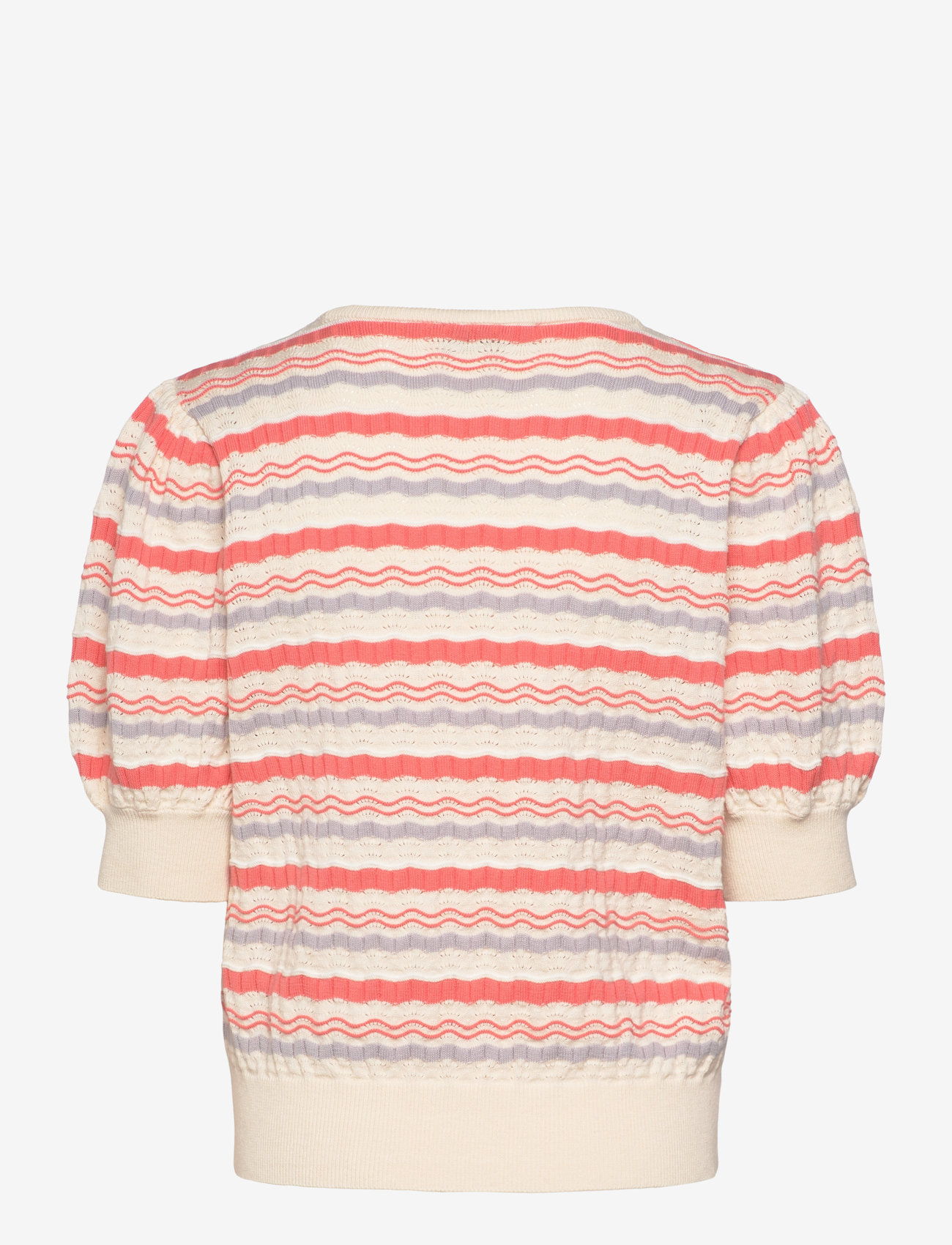 Minus - MSEvira Knit T-Shirt - striktrøjer - dubarry - 1