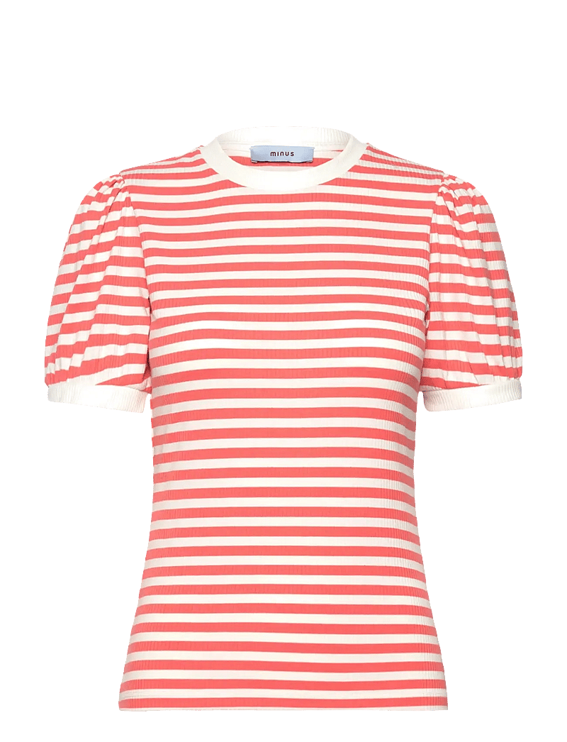Minus - MSJohanna Striped Tee - t-shirts - dubarry striped - 0