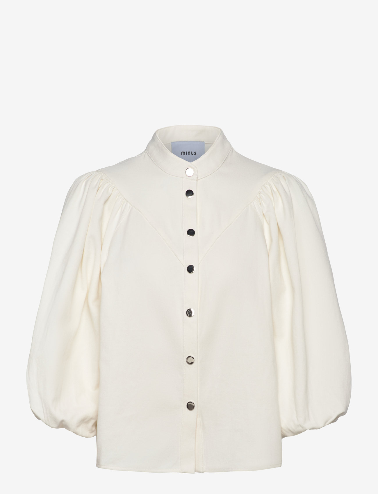 Minus - MSSigga Shirt - lyhythihaiset puserot - cloud dancer - 0