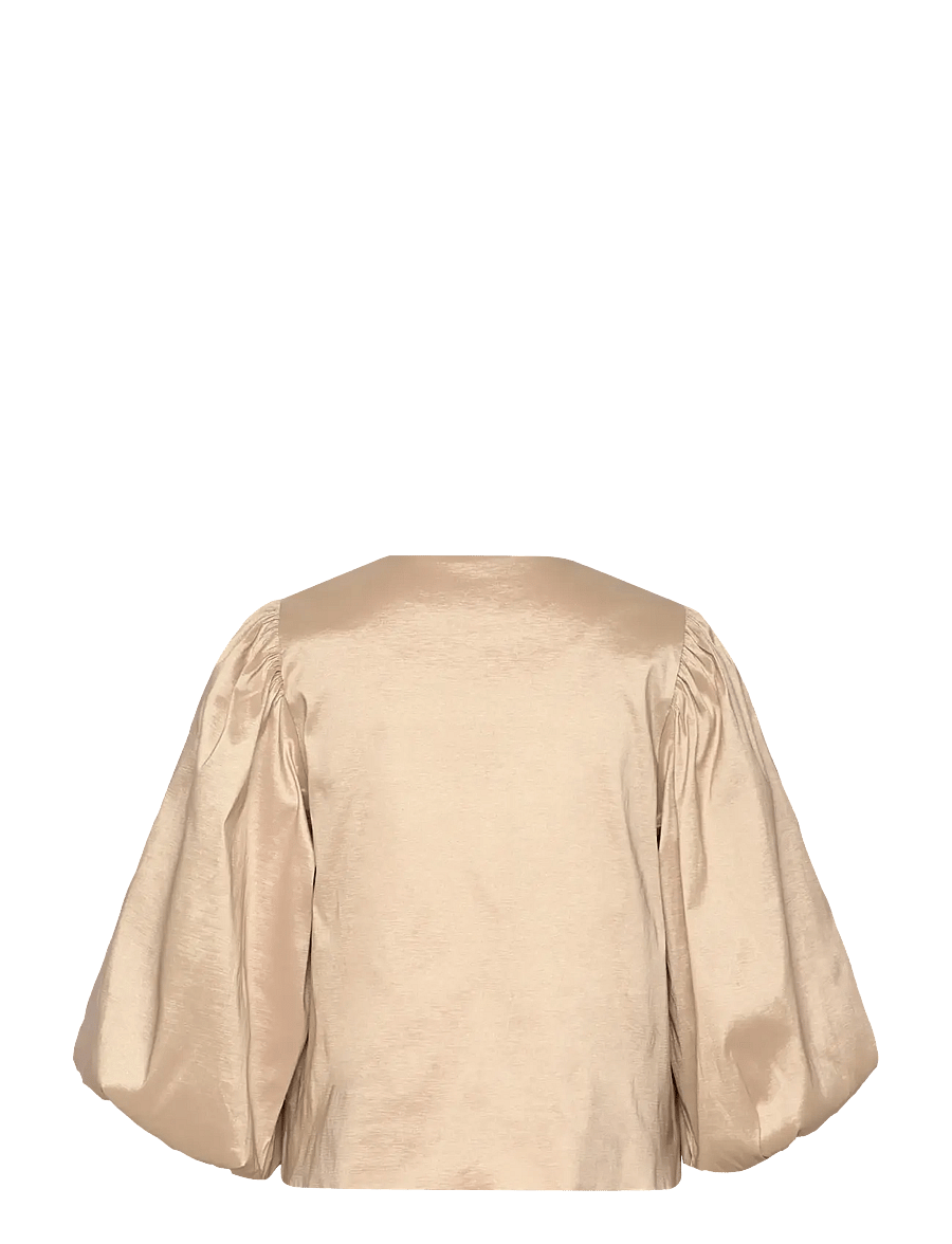 Minus - MSKristane Jacket - kurzärmelige blusen - sand gray - 1