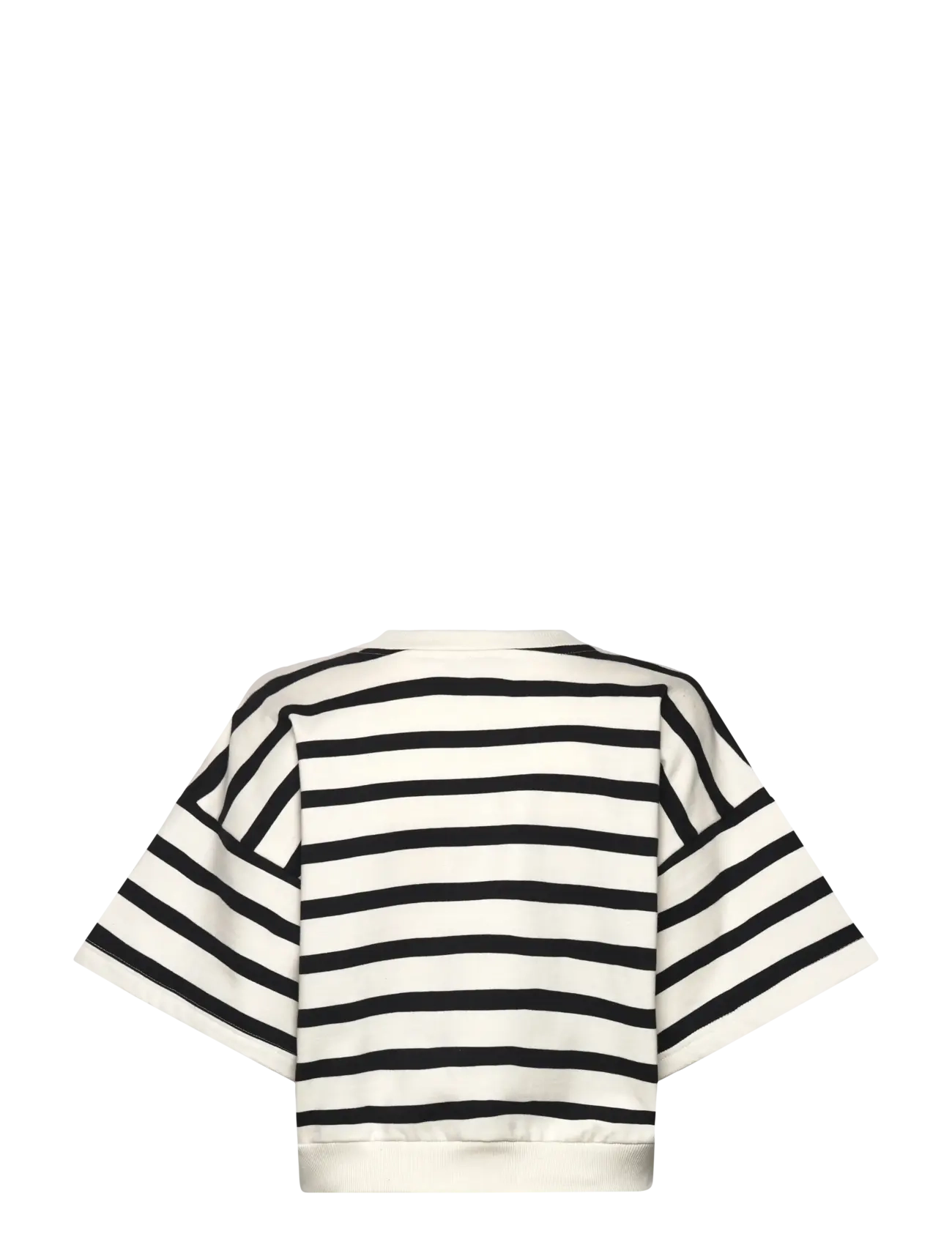 Minus - MSEstella Short Sleeve Sweat - black striped - 1