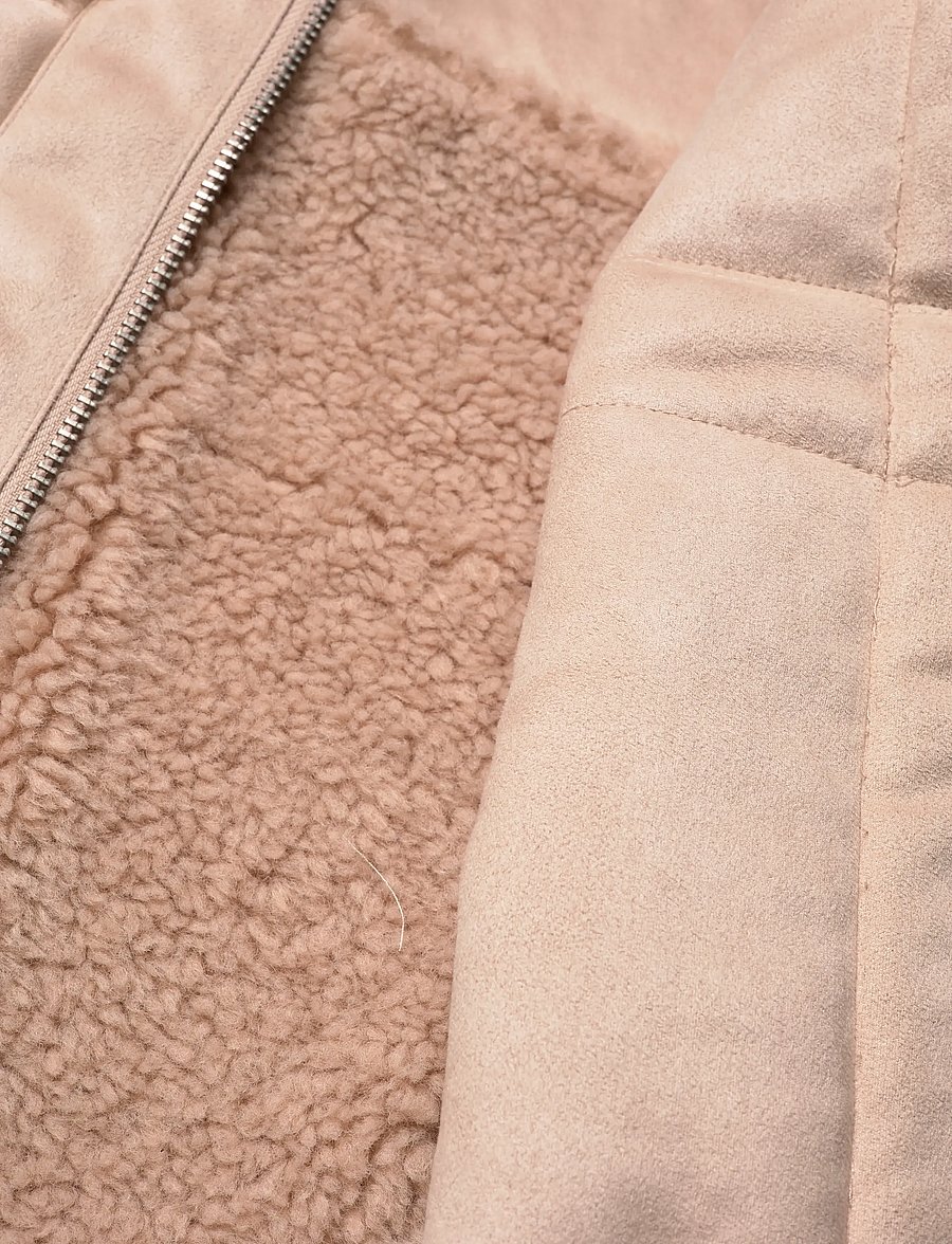 Minus - MSAlda Faux Fur Vest - fleece- og teddyveste - sand gray - 4