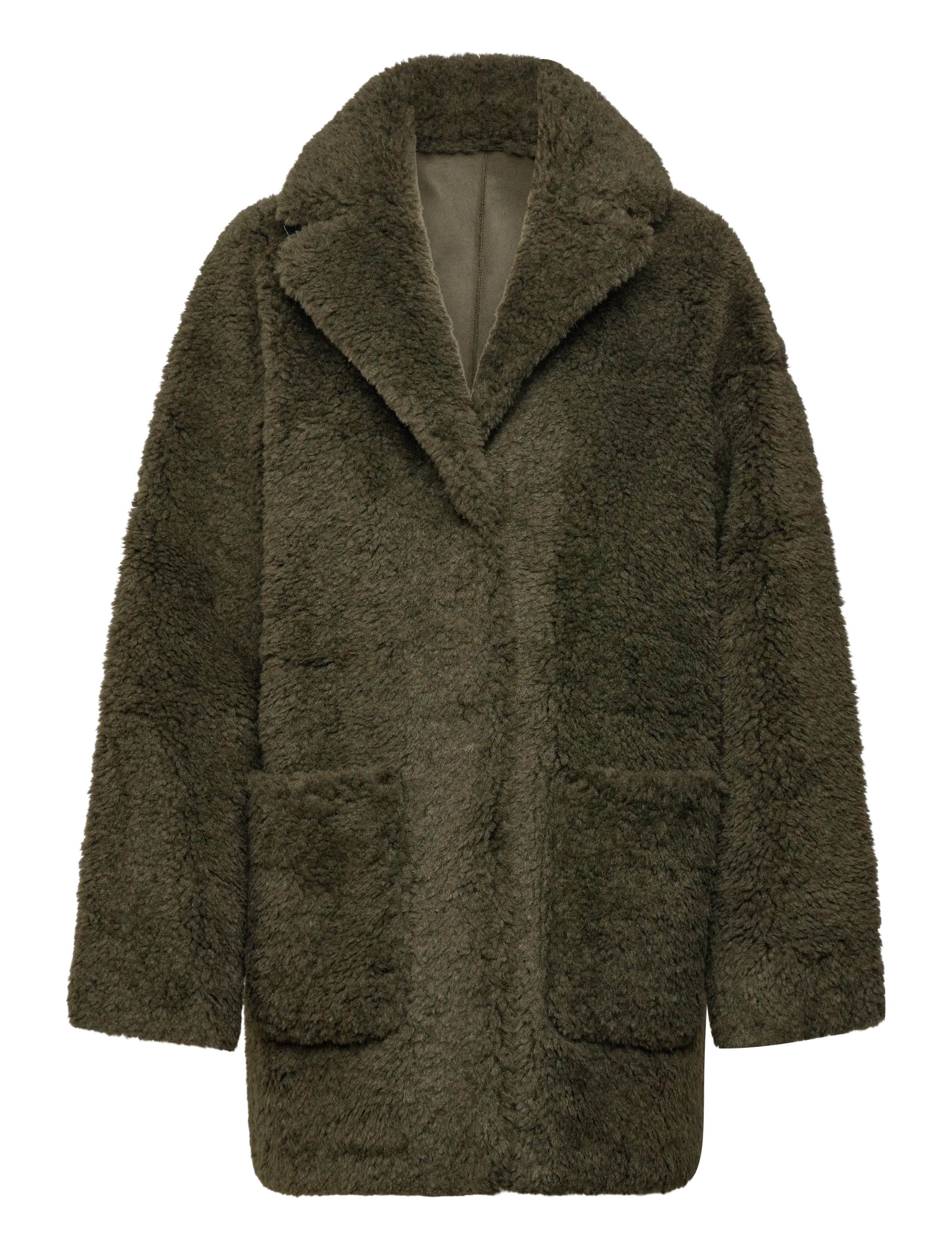 Minus MSAlda Reversible Faux Fur Jacket - Mäntel - RIFLE GREEN / green