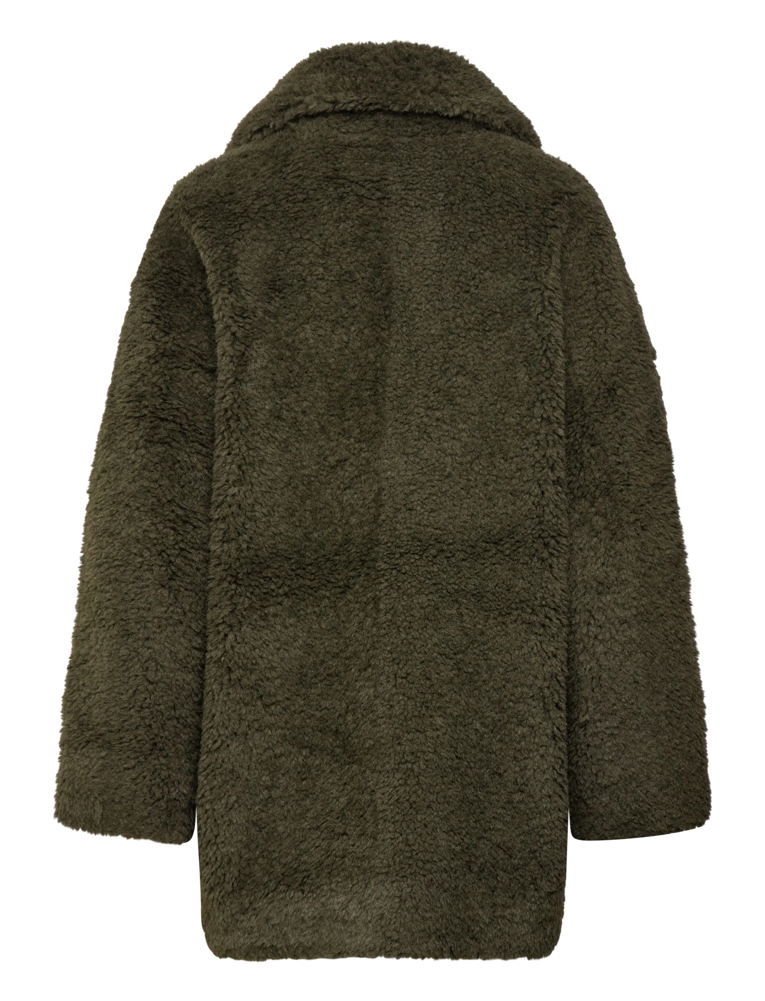 Minus - MSAlda Reversible Faux Fur Jacket - faux fur jakker - rifle green - 1