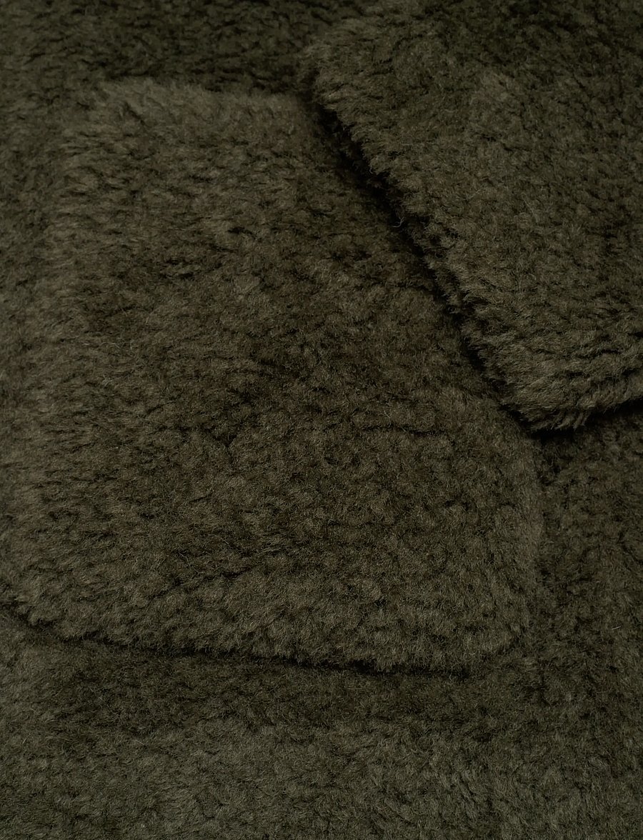 Minus - MSAlda Reversible Faux Fur Jacket - faux fur jakker - rifle green - 5