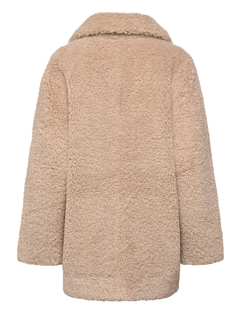 Minus - MSAlda Reversible Faux Fur Jacket - fausse fourrure - sand gray - 1