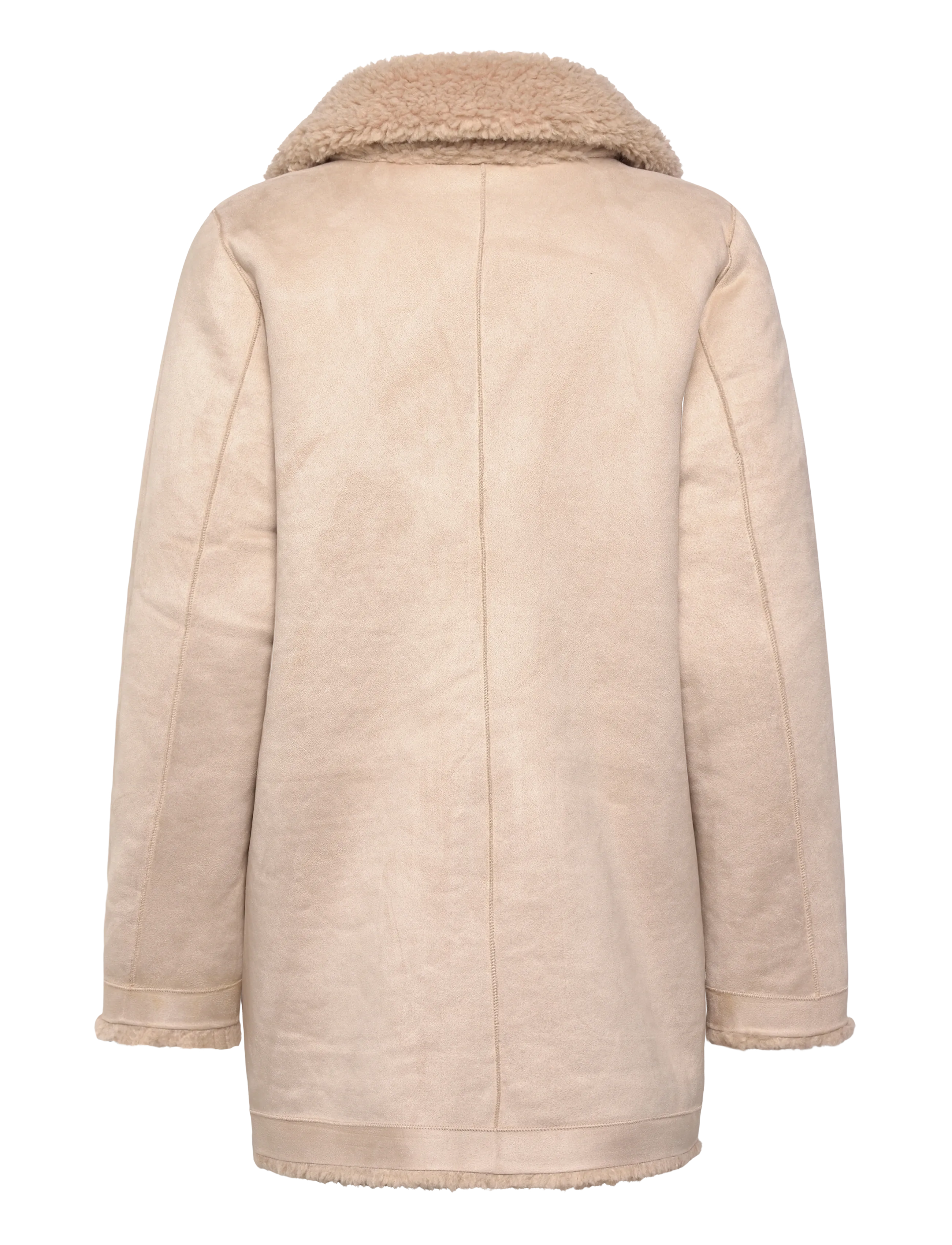Minus - MSAlda Reversible Faux Fur Jacket - kunstpelz - sand gray - 3