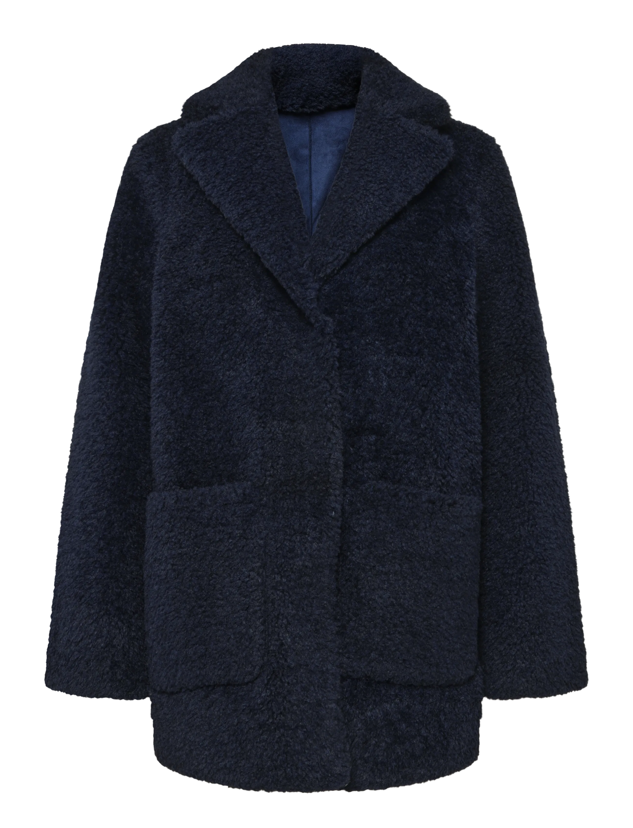Minus MSAlda Reversible Faux Fur Jacket - Mäntel - SKY CAPTAIN / navy