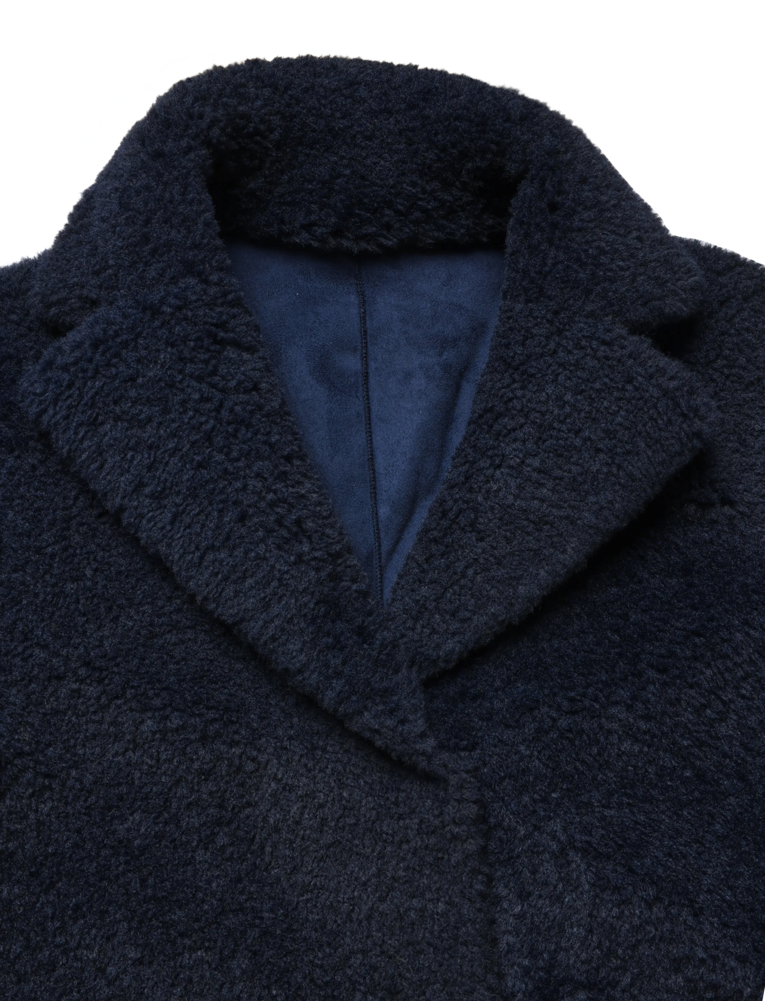Minus - MSAlda Reversible Faux Fur Jacket - faux fur - sky captain - 5