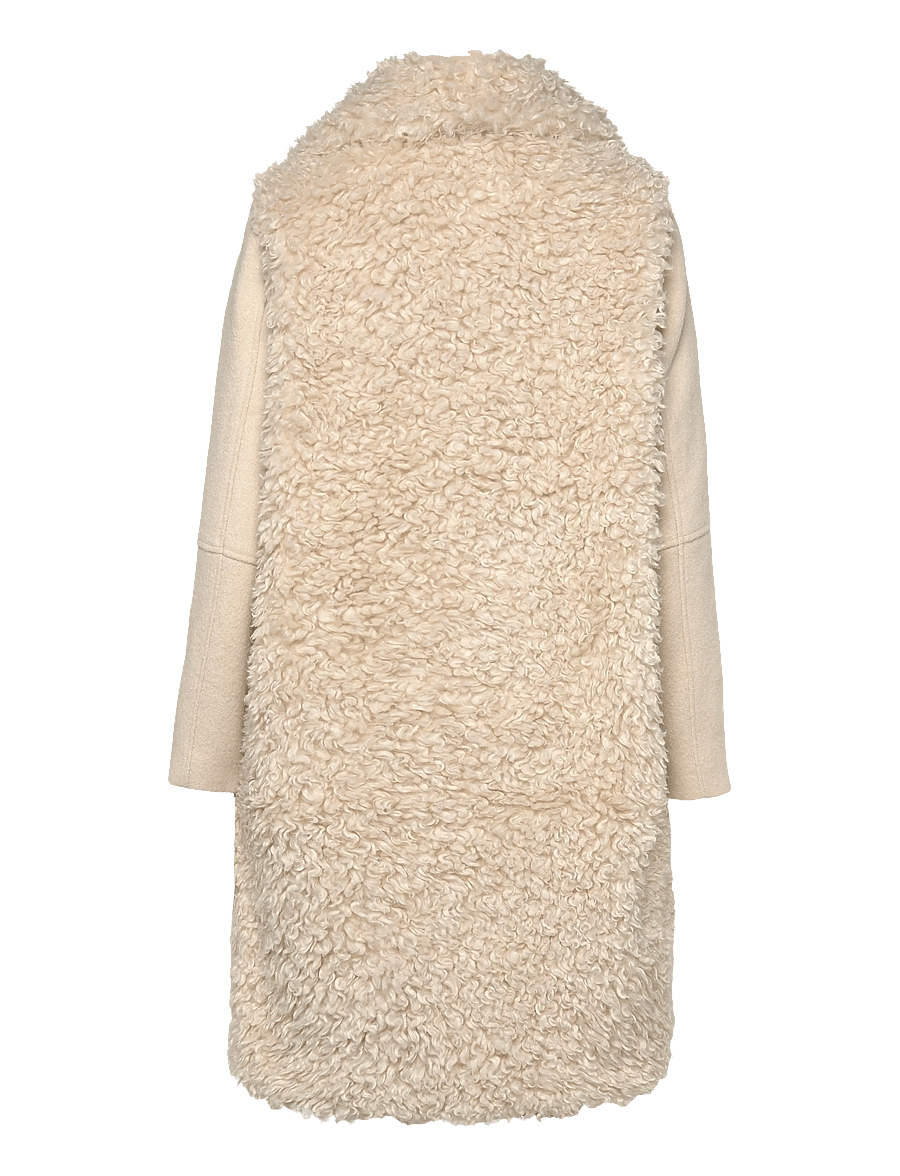 Minus - MSMay Coat - kunstpelz - sand gray - 1