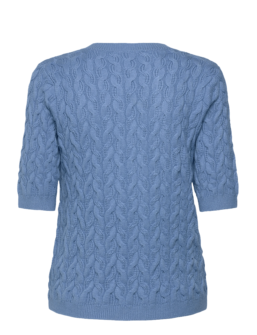 Minus - MSFilucca Knit Cardigan - gebreide vesten - parisian blue - 2