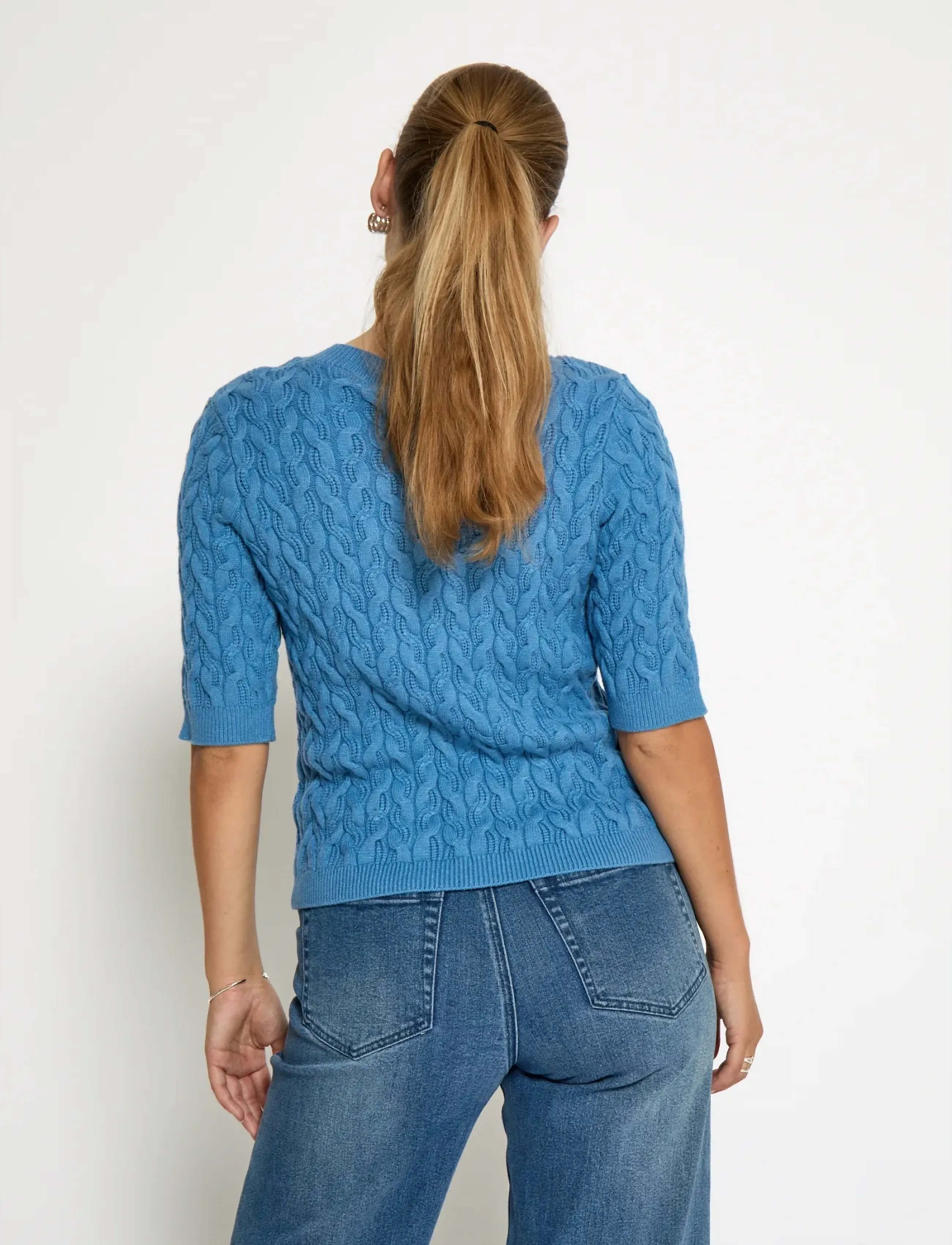 Minus - MSFilucca Knit Cardigan - cardigans - parisian blue - 3