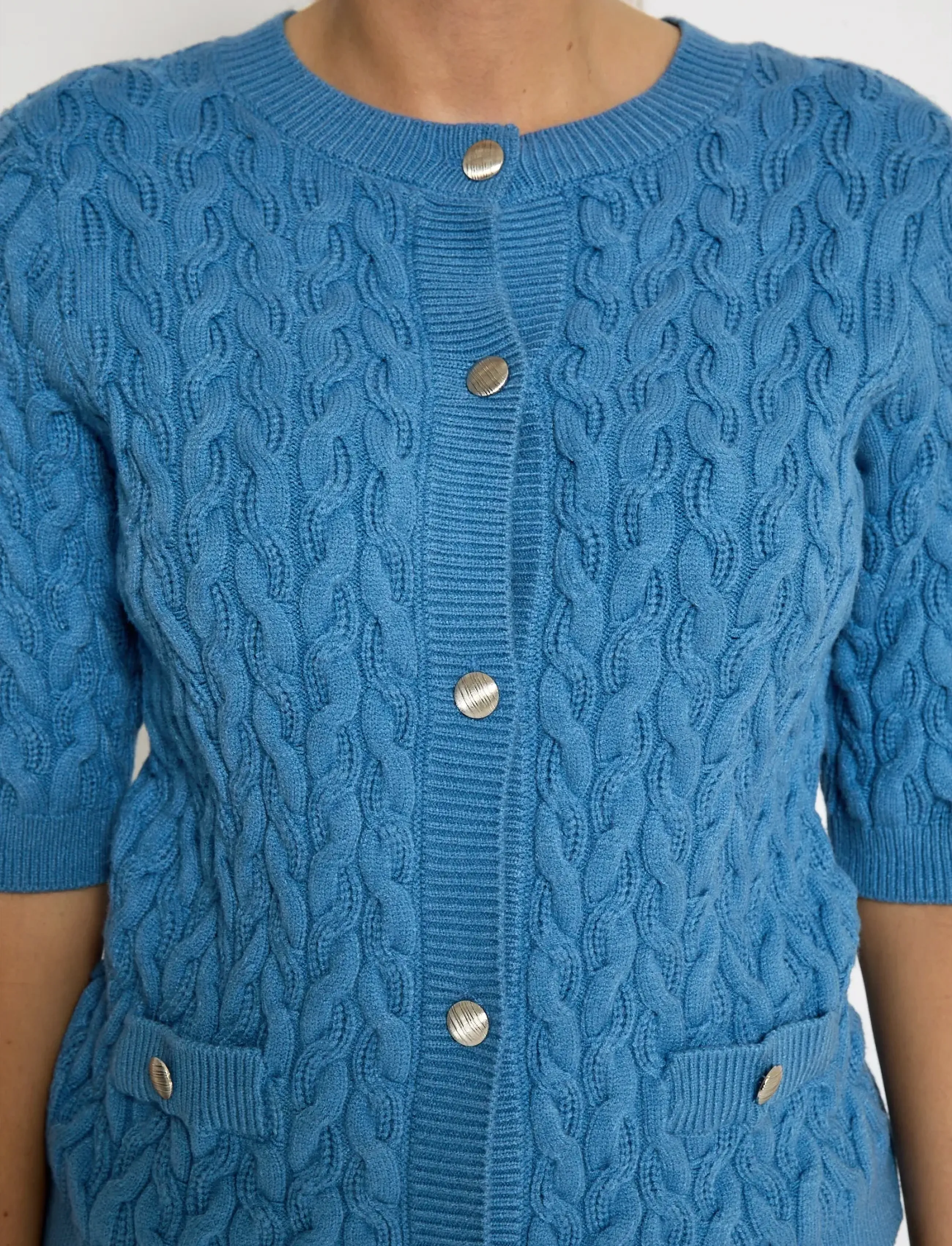 Minus - MSFilucca Knit Cardigan - cardigans - parisian blue - 5